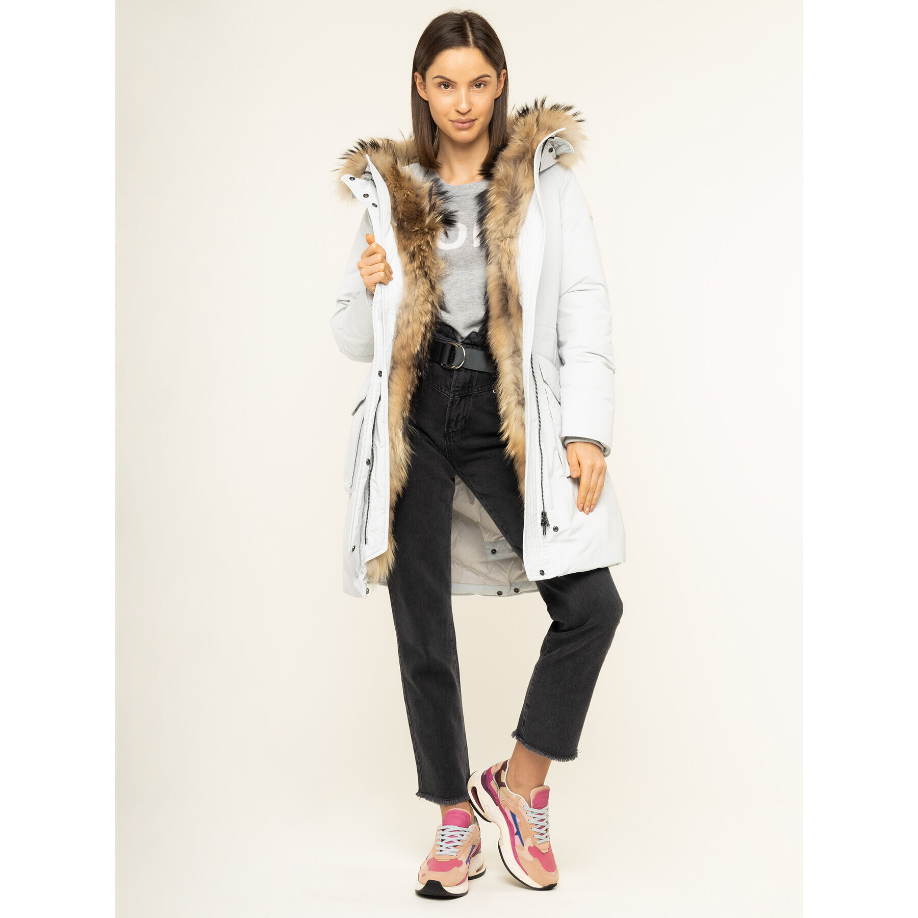 Woolrich Парка Military WWCPS2816 UT0573 Сив Regular Fit - Pepit.bg