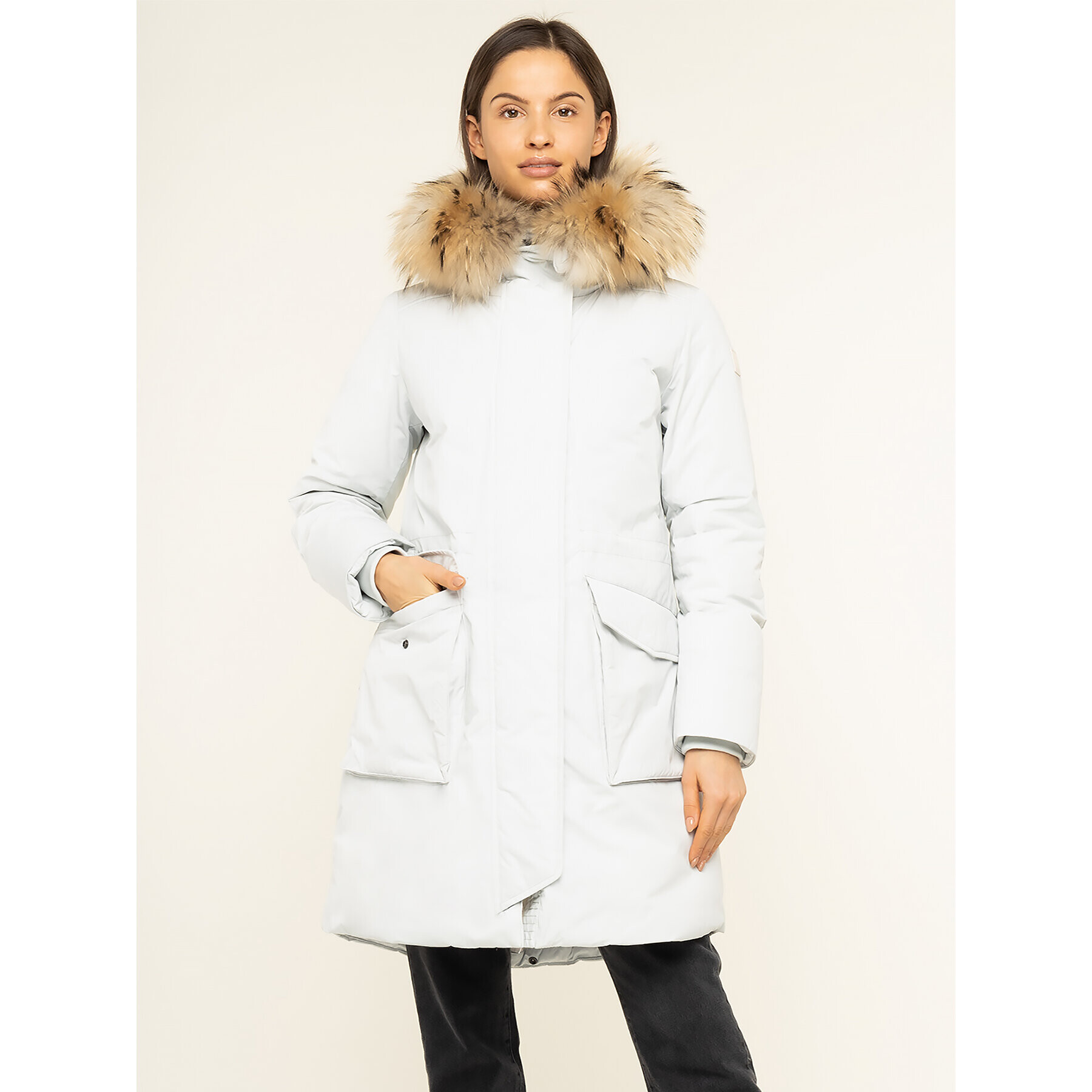Woolrich Парка Military WWCPS2816 UT0573 Сив Regular Fit - Pepit.bg