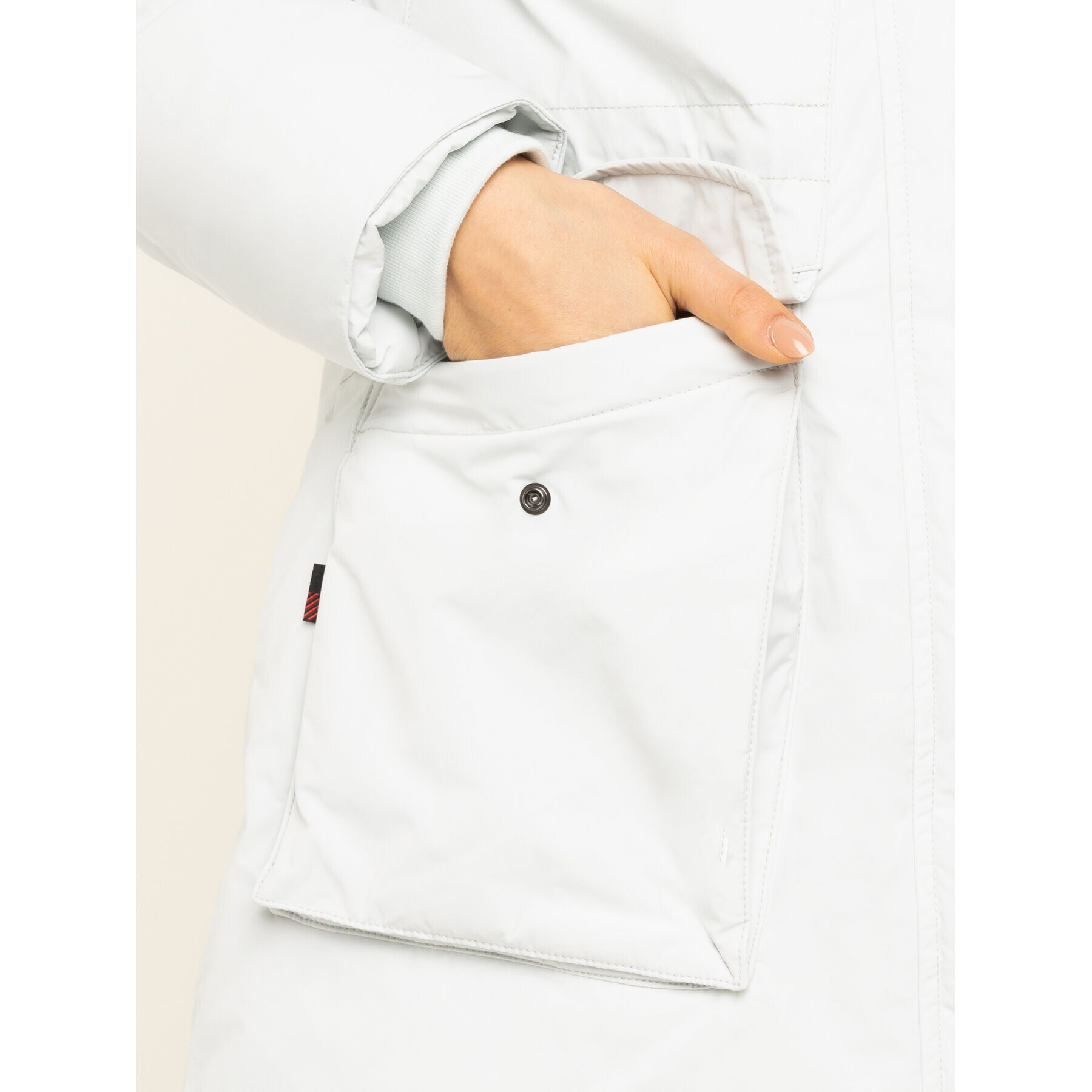 Woolrich Парка Military WWCPS2816 UT0573 Сив Regular Fit - Pepit.bg
