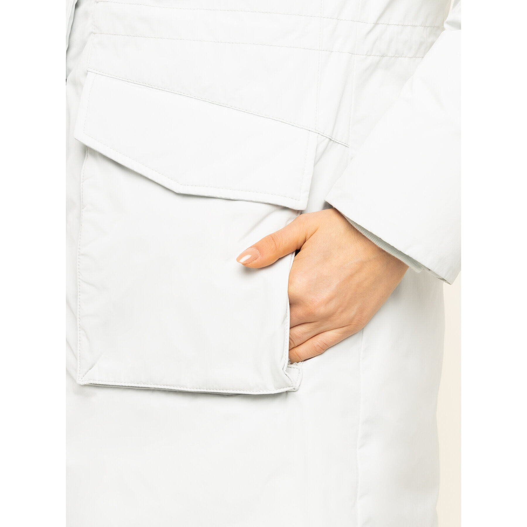 Woolrich Парка Military WWCPS2816 UT0573 Сив Regular Fit - Pepit.bg