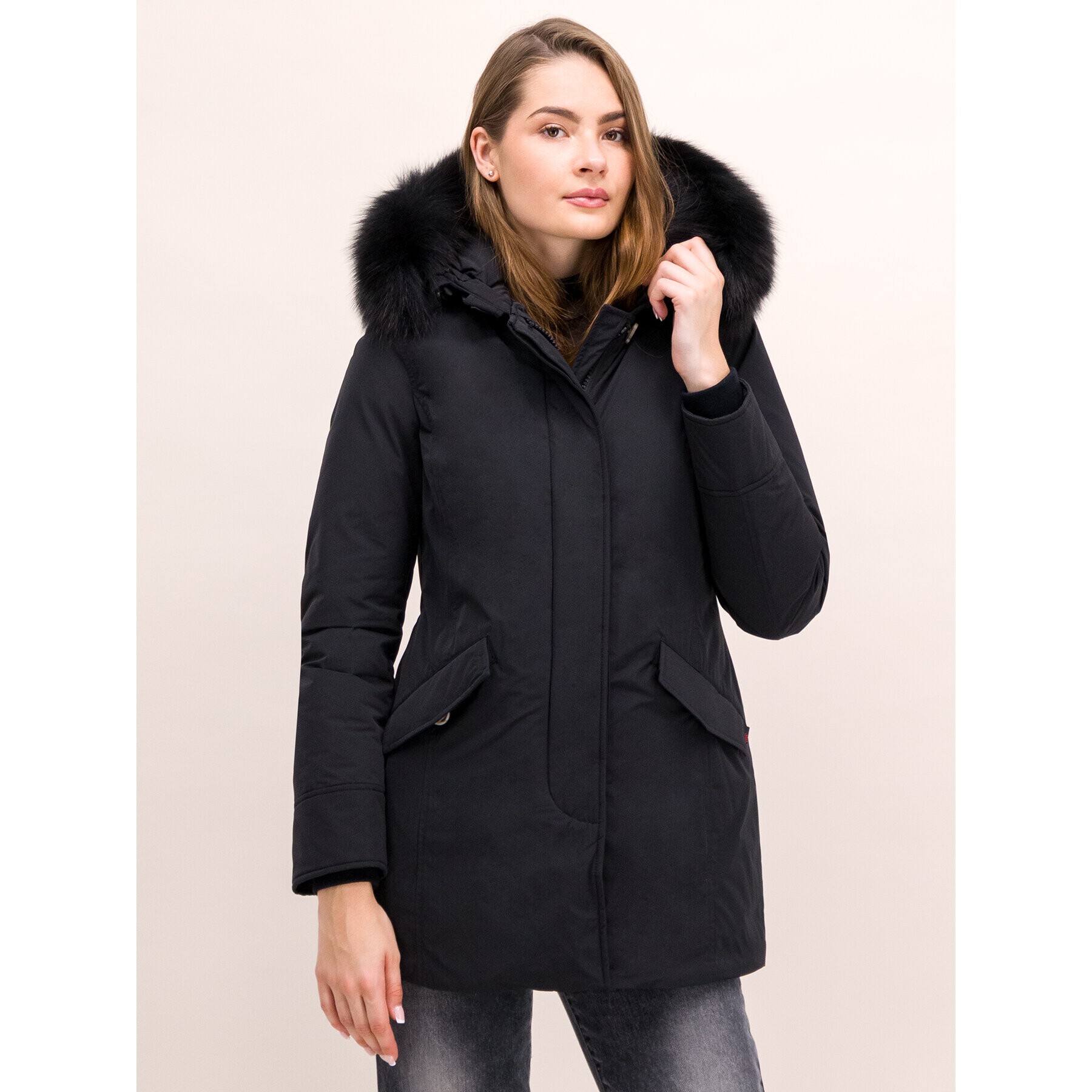 Woolrich Парка Military WWCPS2834 UT0573 Черен Regular Fit - Pepit.bg