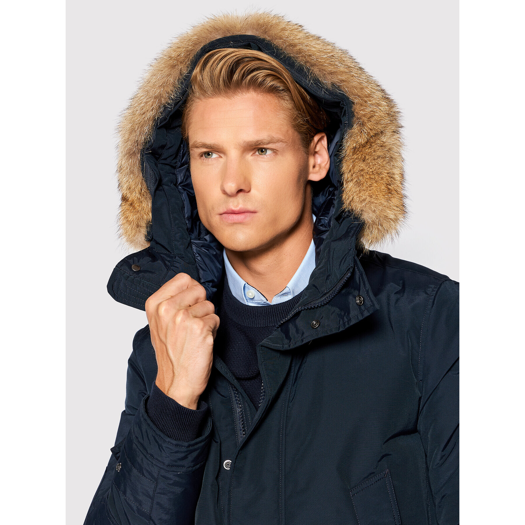 Woolrich Парка Polar CFWOOU0486MRUT0001 Тъмносин Regular Fit - Pepit.bg