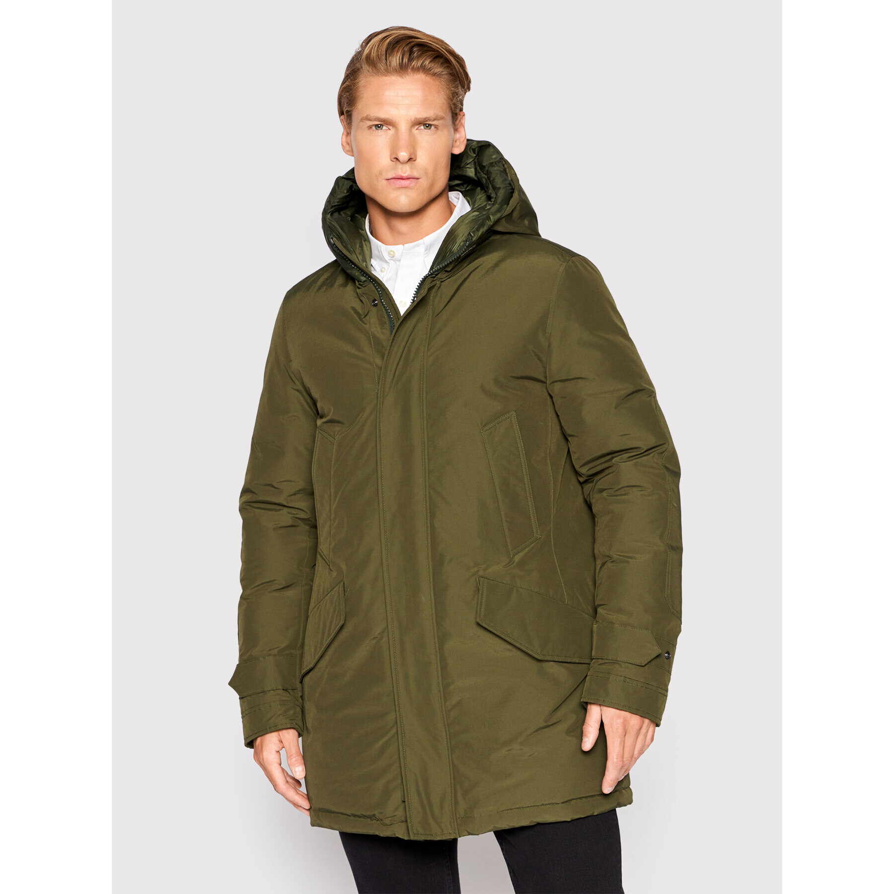 Woolrich Парка Polar CFWOOU0487MRUT0001 Зелен Regular Fit - Pepit.bg