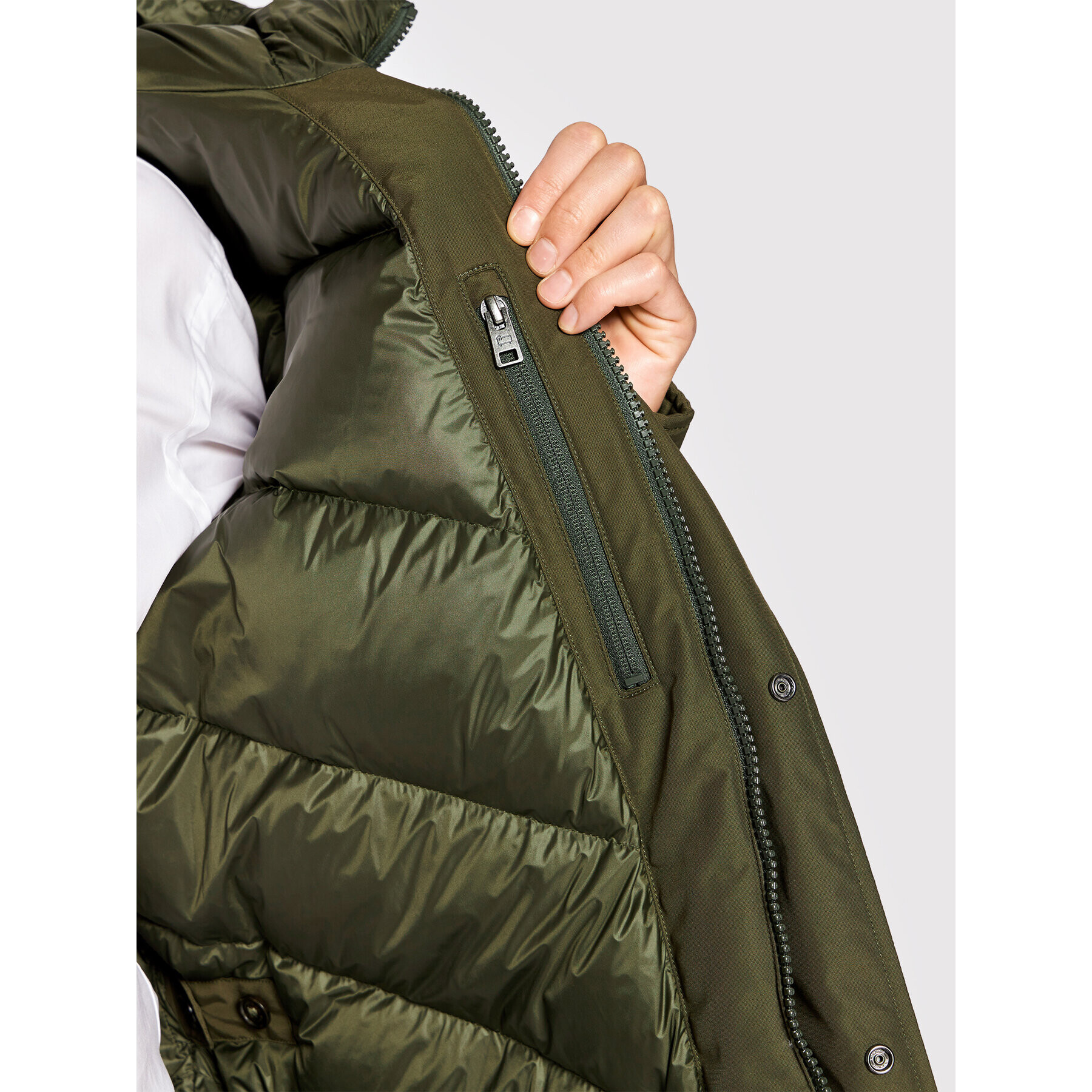 Woolrich Парка Polar CFWOOU0487MRUT0001 Зелен Regular Fit - Pepit.bg
