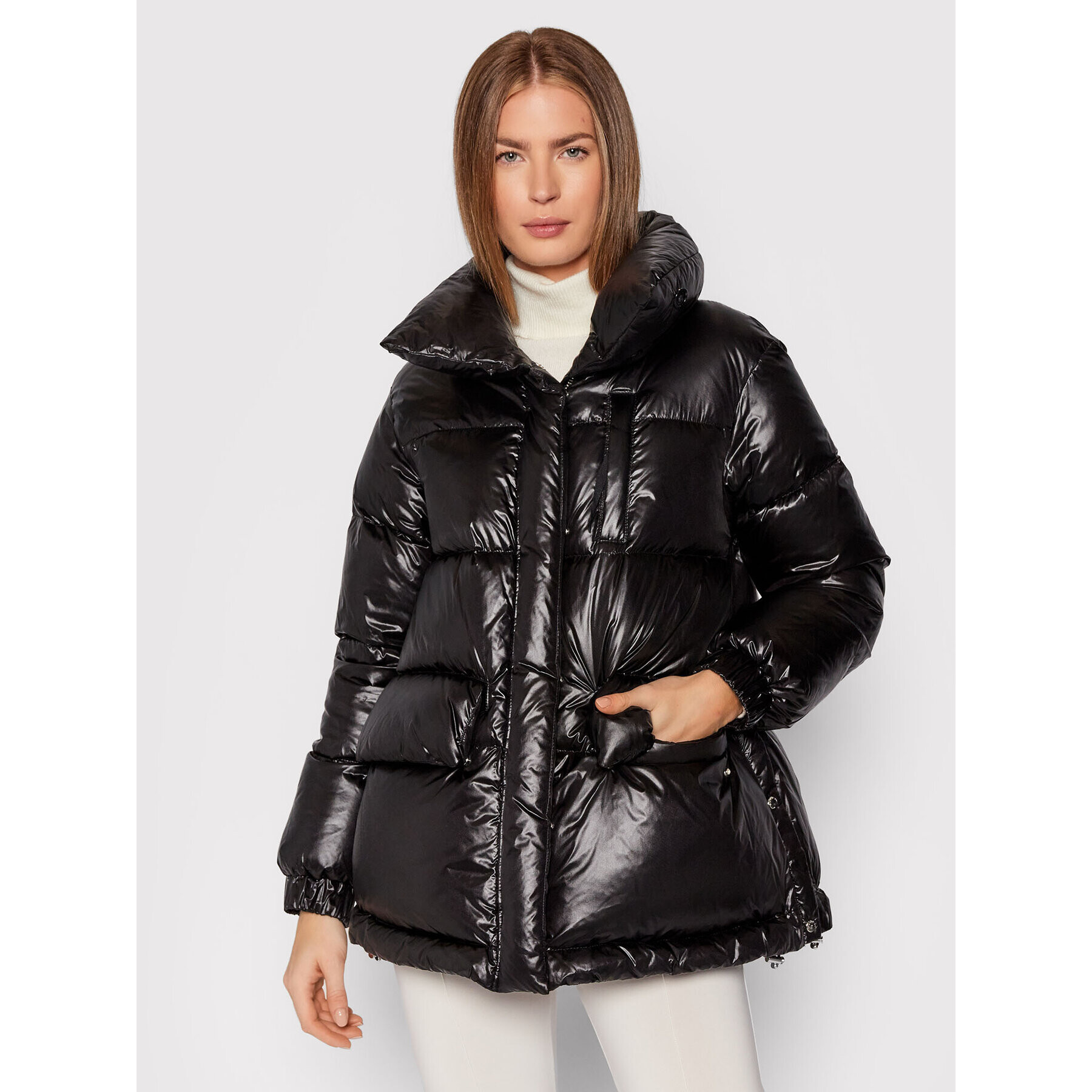 Woolrich Пухено яке Aliquippa CFWWOU0583FRUT1702 Черен Regular Fit - Pepit.bg