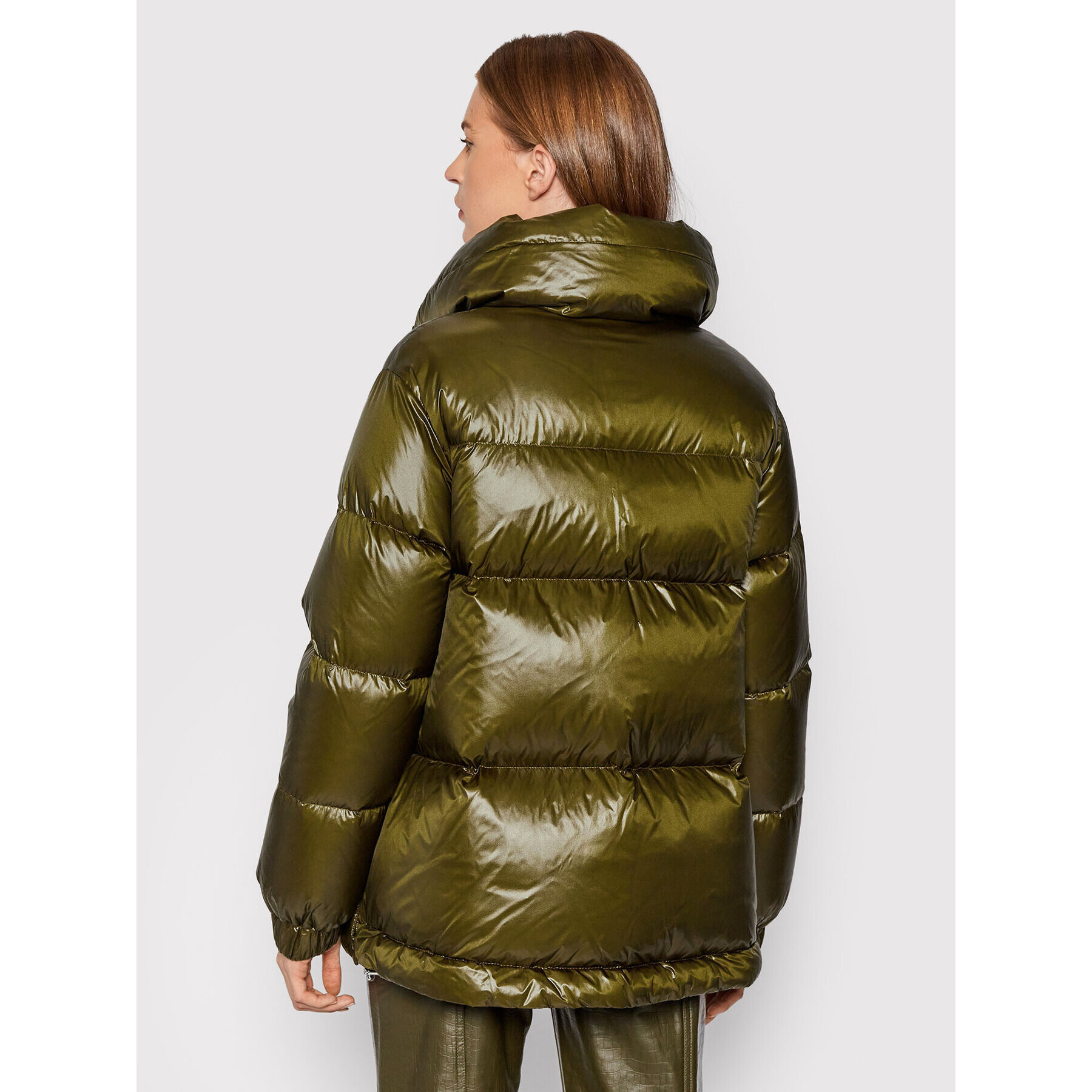 Woolrich Пухено яке Aliquippa CFWWOU0583FRUT1702 Зелен Regular Fit - Pepit.bg