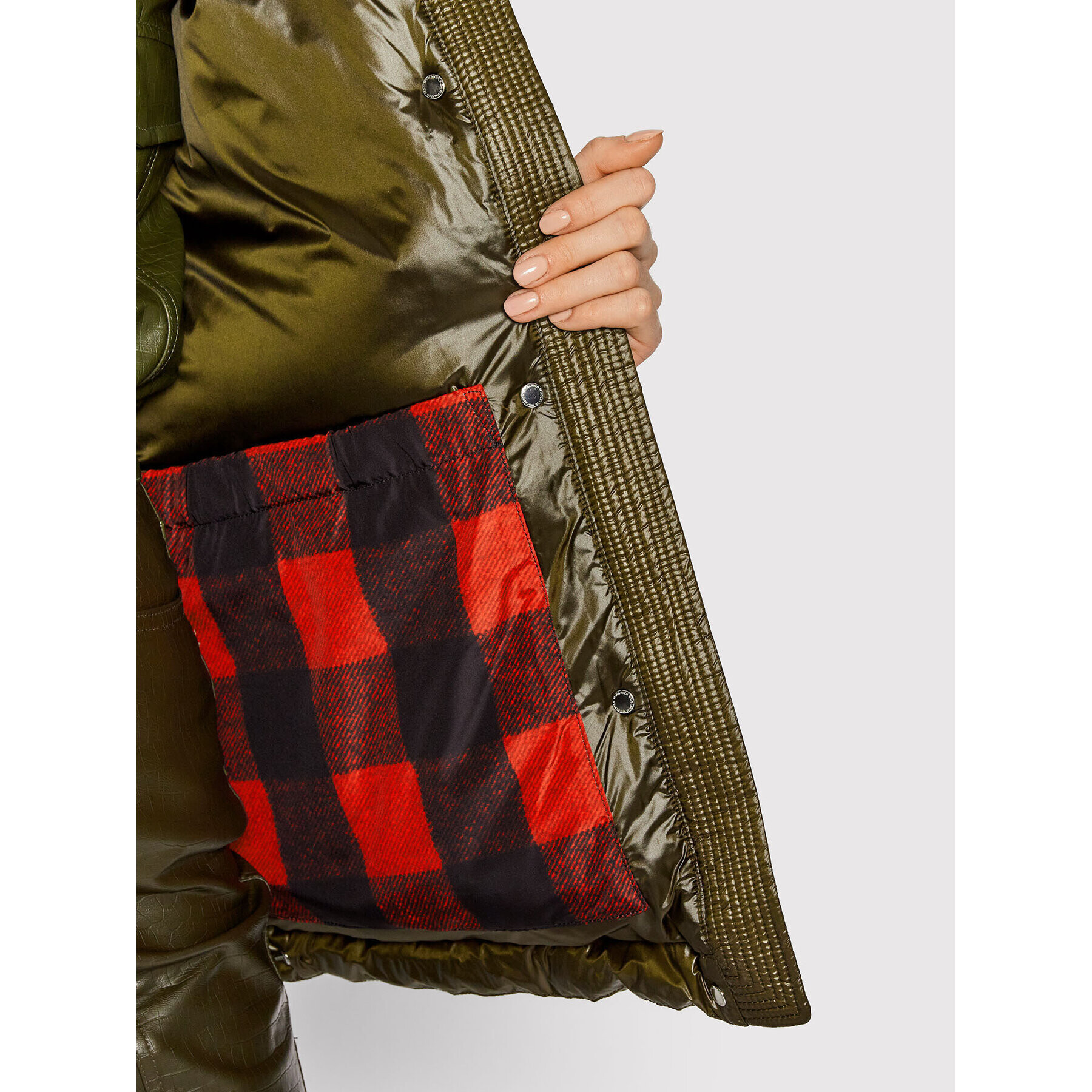Woolrich Пухено яке Aliquippa CFWWOU0583FRUT1702 Зелен Regular Fit - Pepit.bg