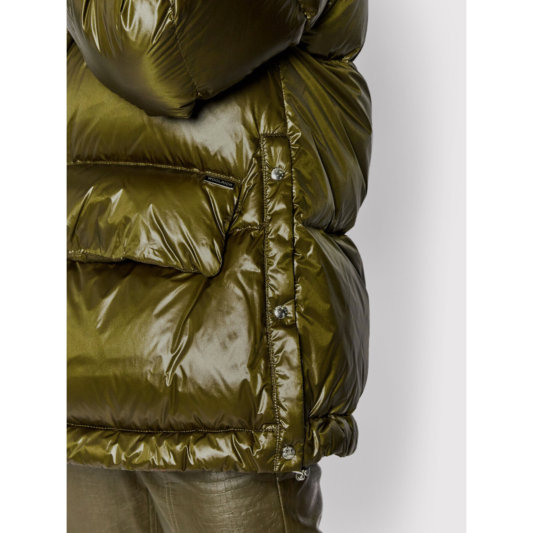 Woolrich Пухено яке Aliquippa CFWWOU0583FRUT1702 Зелен Regular Fit - Pepit.bg