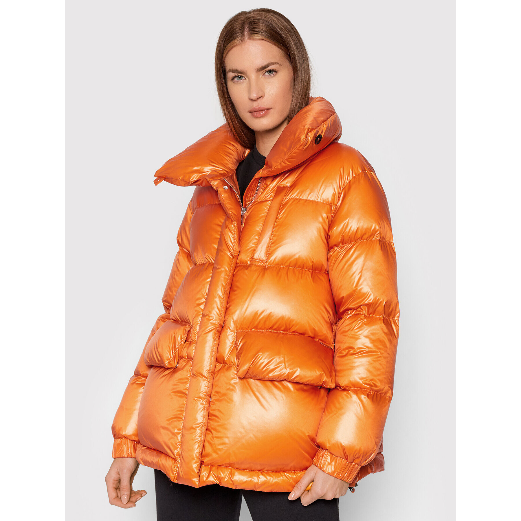 Woolrich Пухено яке Aliquippa CFWWOU0583FRUT1702 Оранжев Regular Fit - Pepit.bg