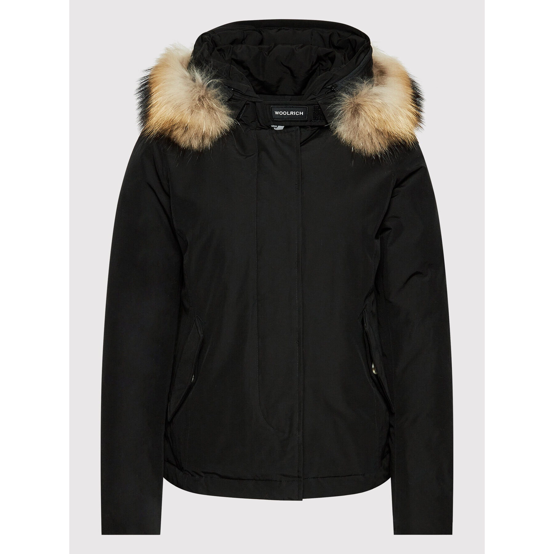 Woolrich Пухено яке Arctic Raccoon CFWWOU0548FRUT0001 Черен Regular Fit - Pepit.bg