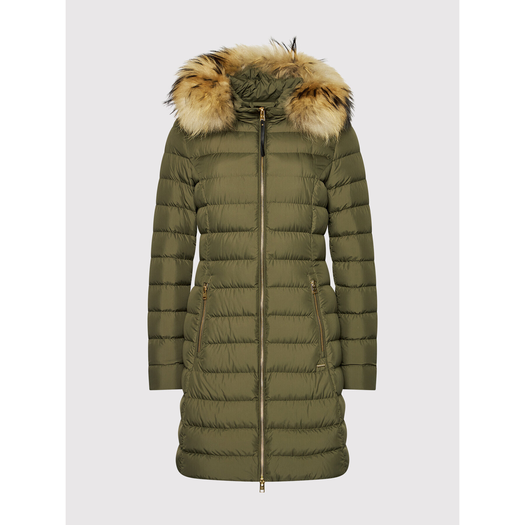 Woolrich Пухено яке Ellis CFWWOU0508FRUT2635 Зелен Regular Fit - Pepit.bg