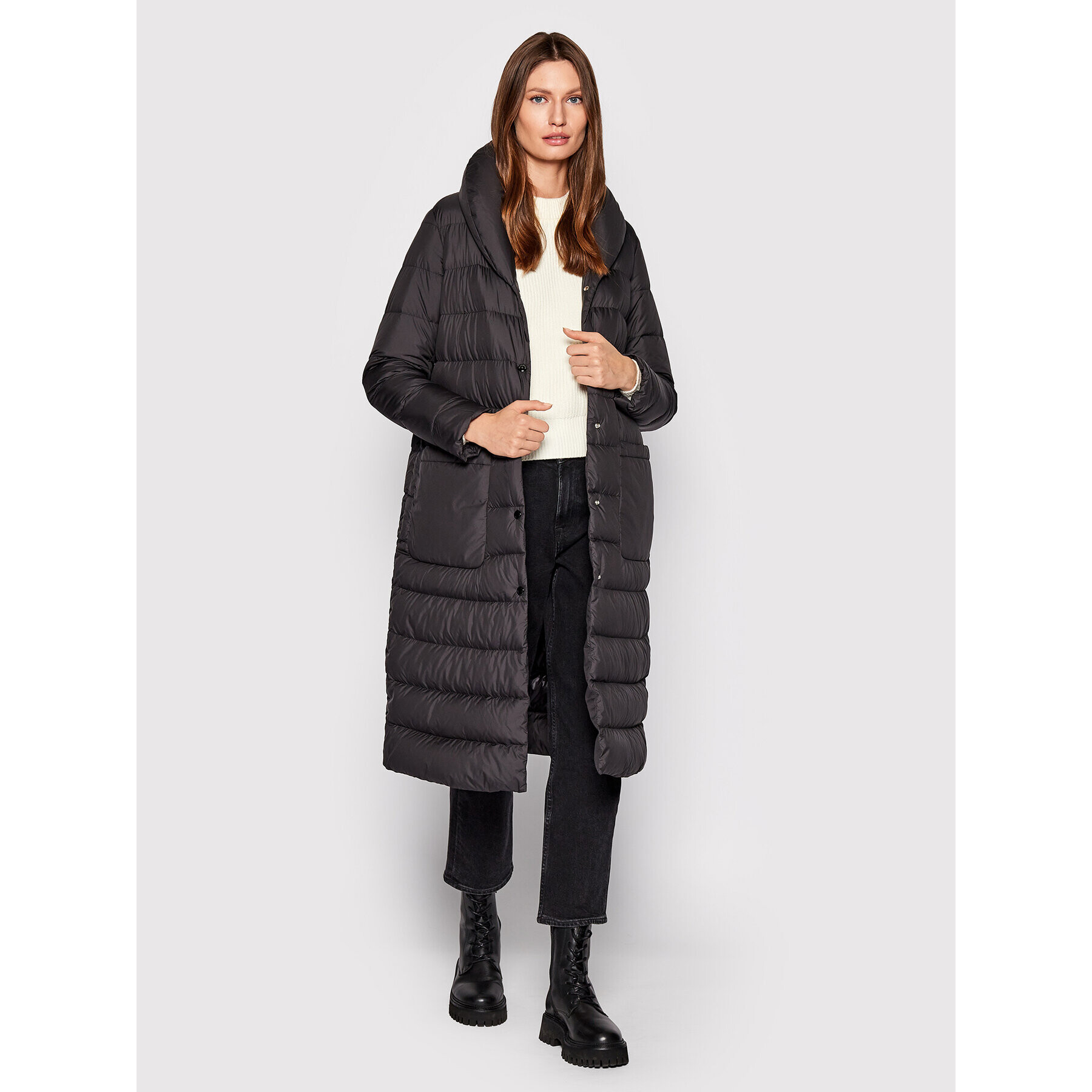 Woolrich Пухено яке Ellis CFWWOU0658FRUT263 Черен Regular Fit - Pepit.bg