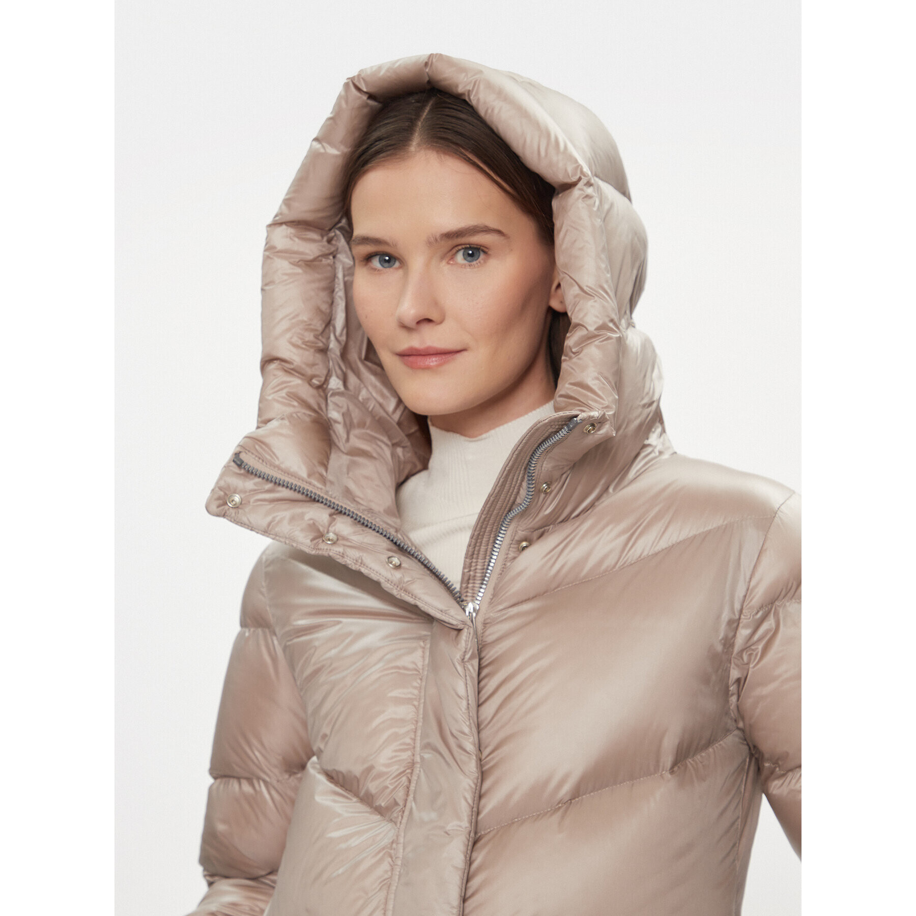 Woolrich Пухено яке Aliquippa CFWWOU0926FRUT3085 Бежов Regular Fit - Pepit.bg