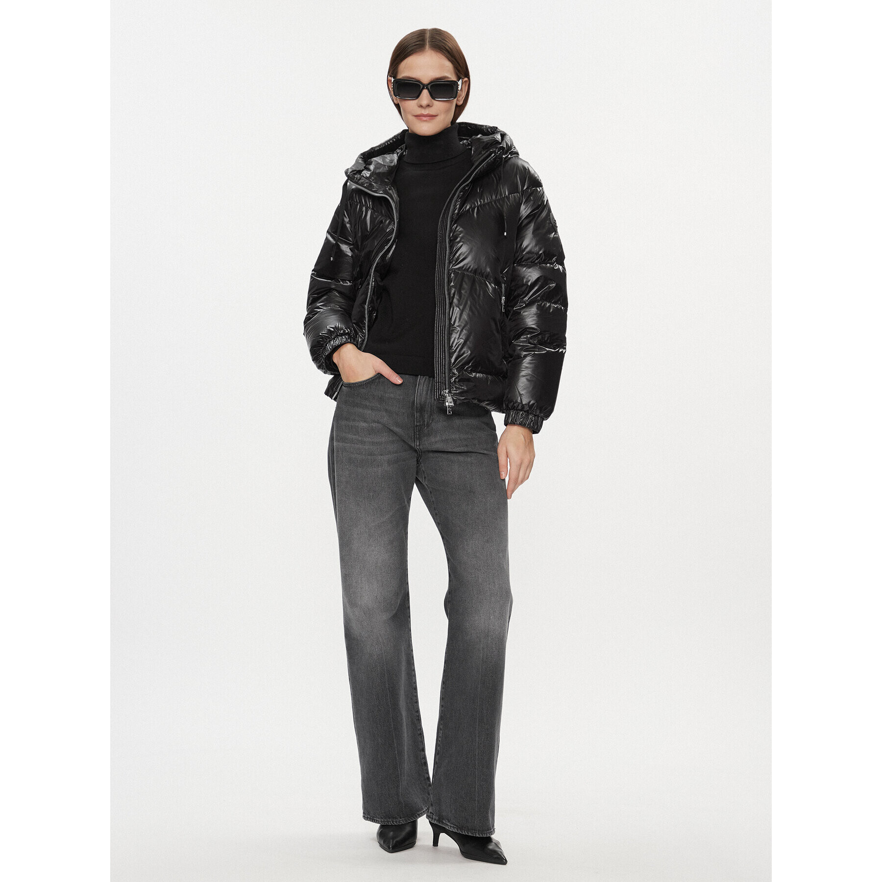Woolrich Пухено яке Aliquippa CFWWOU0927FRUT3085 Черен Regular Fit - Pepit.bg