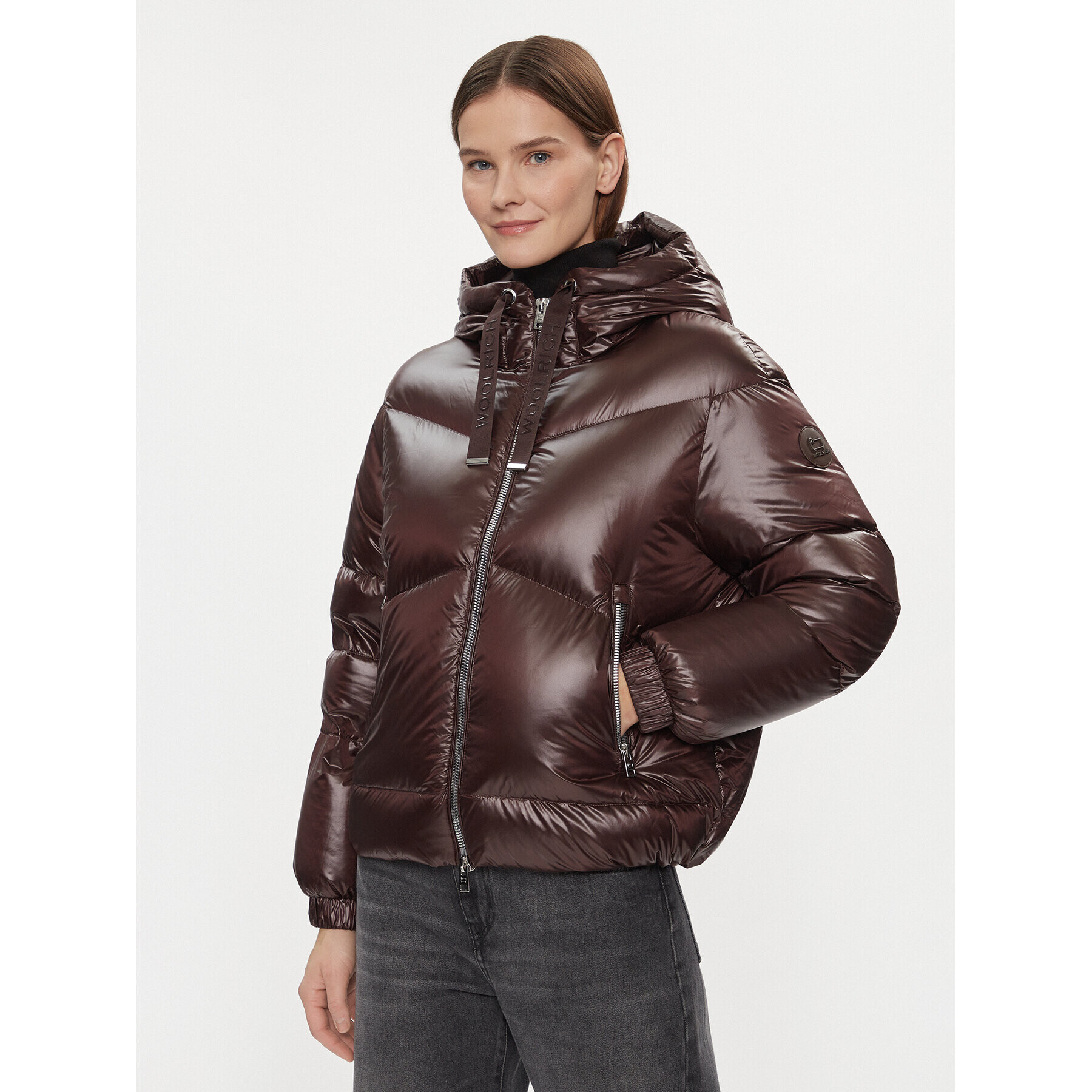 Woolrich Пухено яке Aliquippa CFWWOU0927FRUT3085 Кафяв Regular Fit - Pepit.bg
