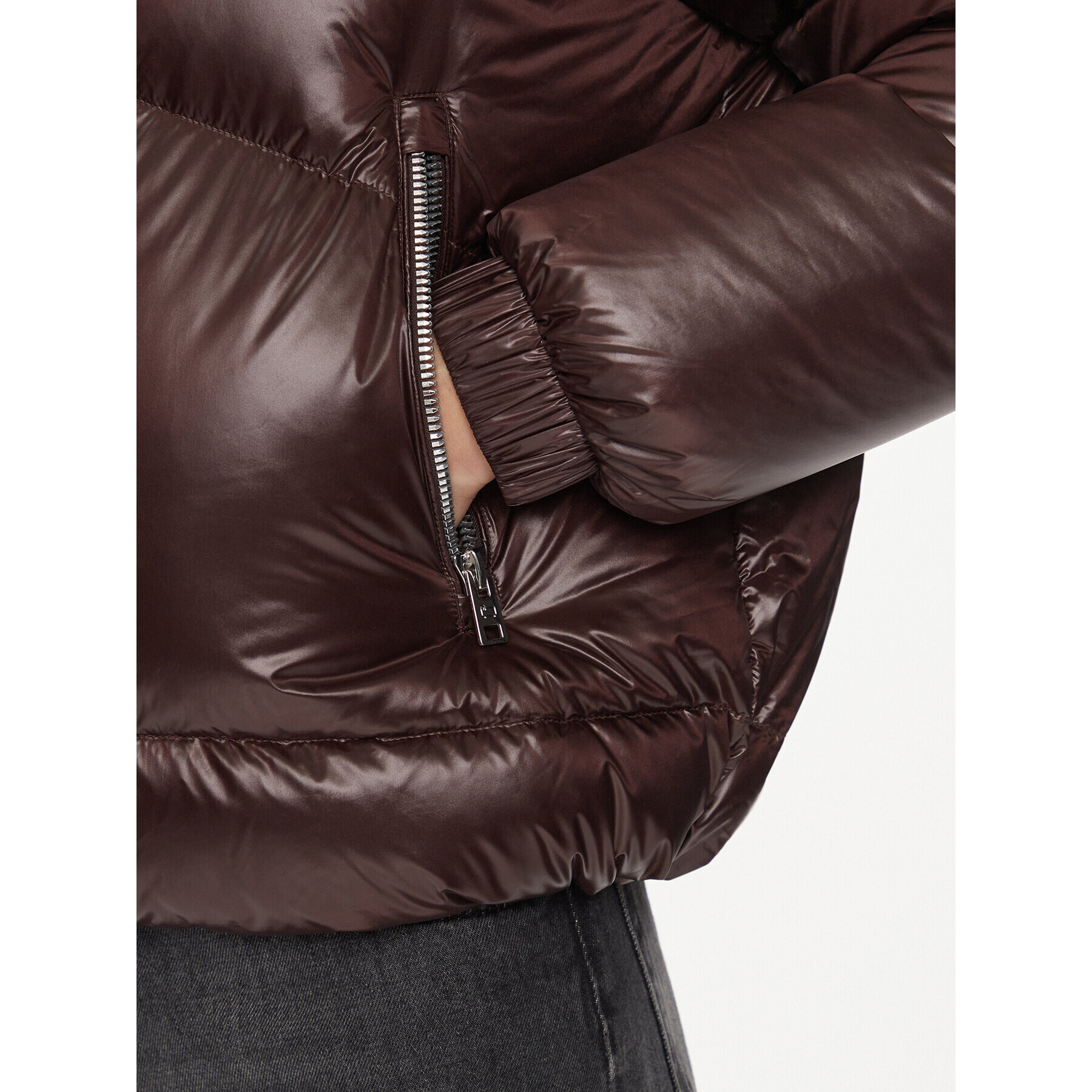 Woolrich Пухено яке Aliquippa CFWWOU0927FRUT3085 Кафяв Regular Fit - Pepit.bg