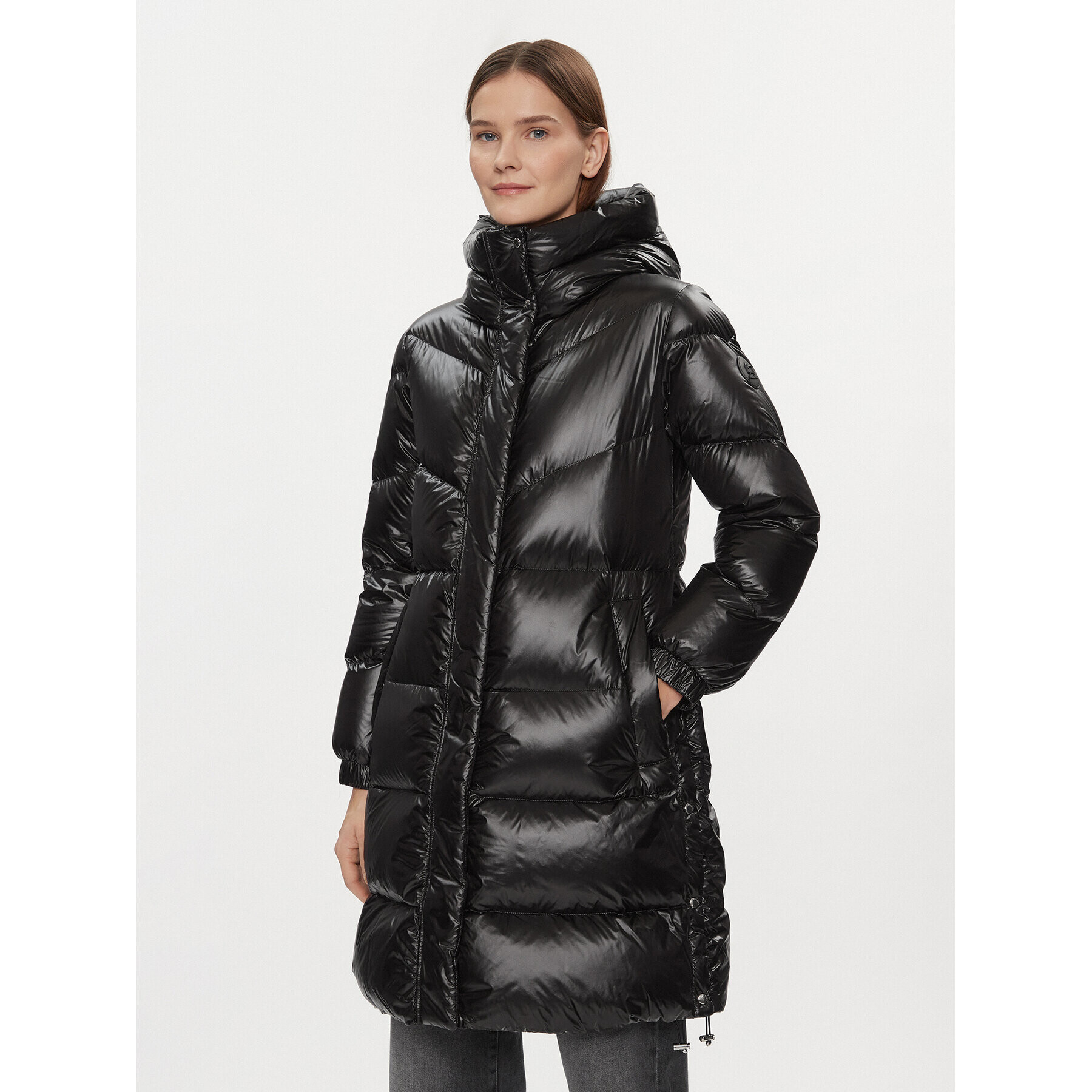 Woolrich Пухено яке Aliquippa Long CFWWOU0926FRUT3085 Черен Regular Fit - Pepit.bg