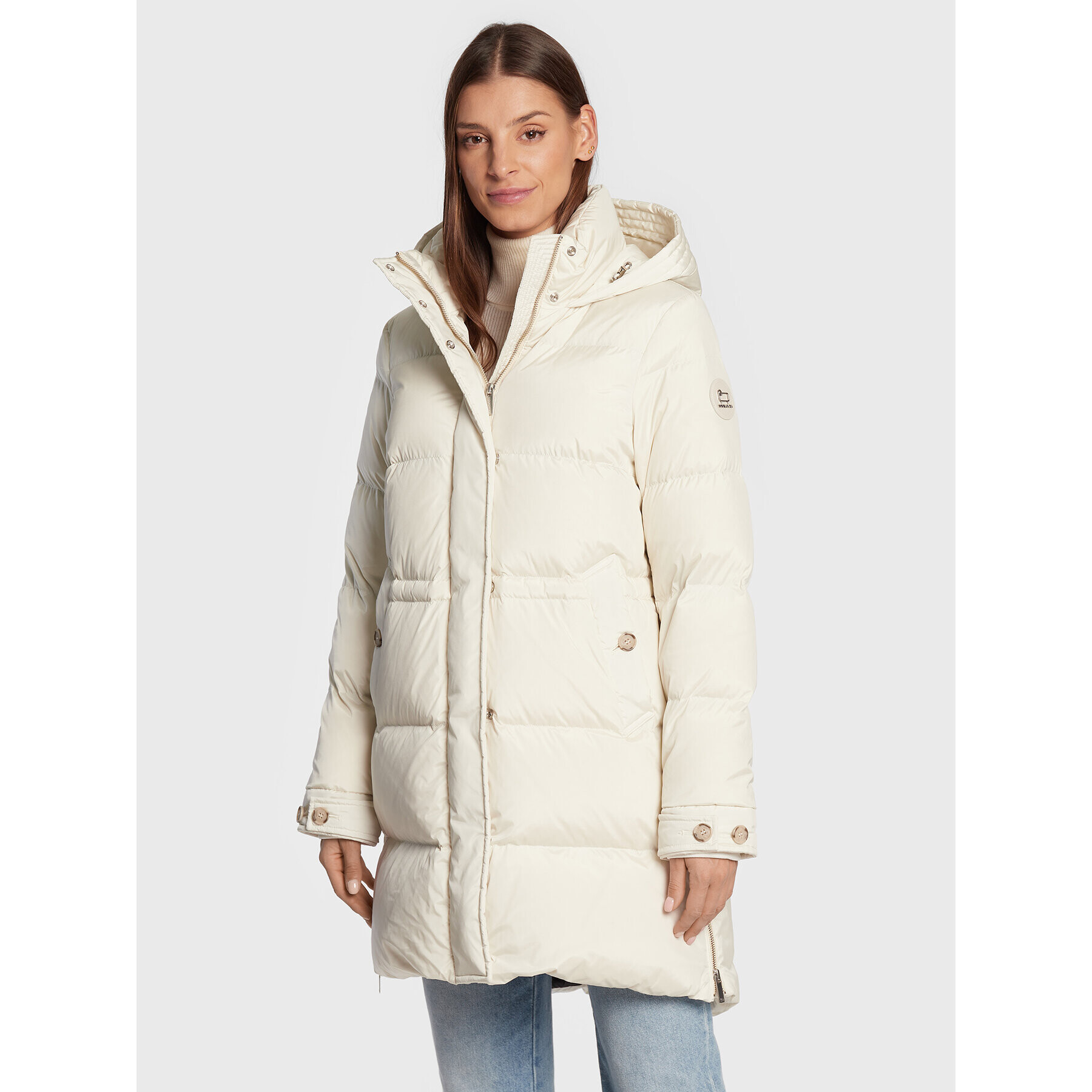 Woolrich Пухено яке Alsea CFWWOU0697FRUT1148 Бежов Regular Fit - Pepit.bg