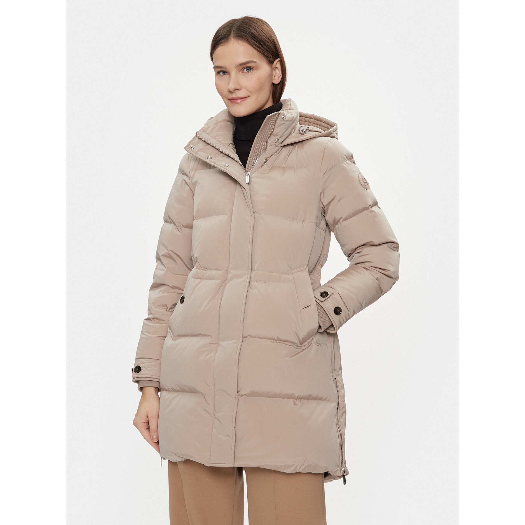 Woolrich Пухено яке Alsea CFWWOU0697FRUT1148 Бежов Regular Fit - Pepit.bg