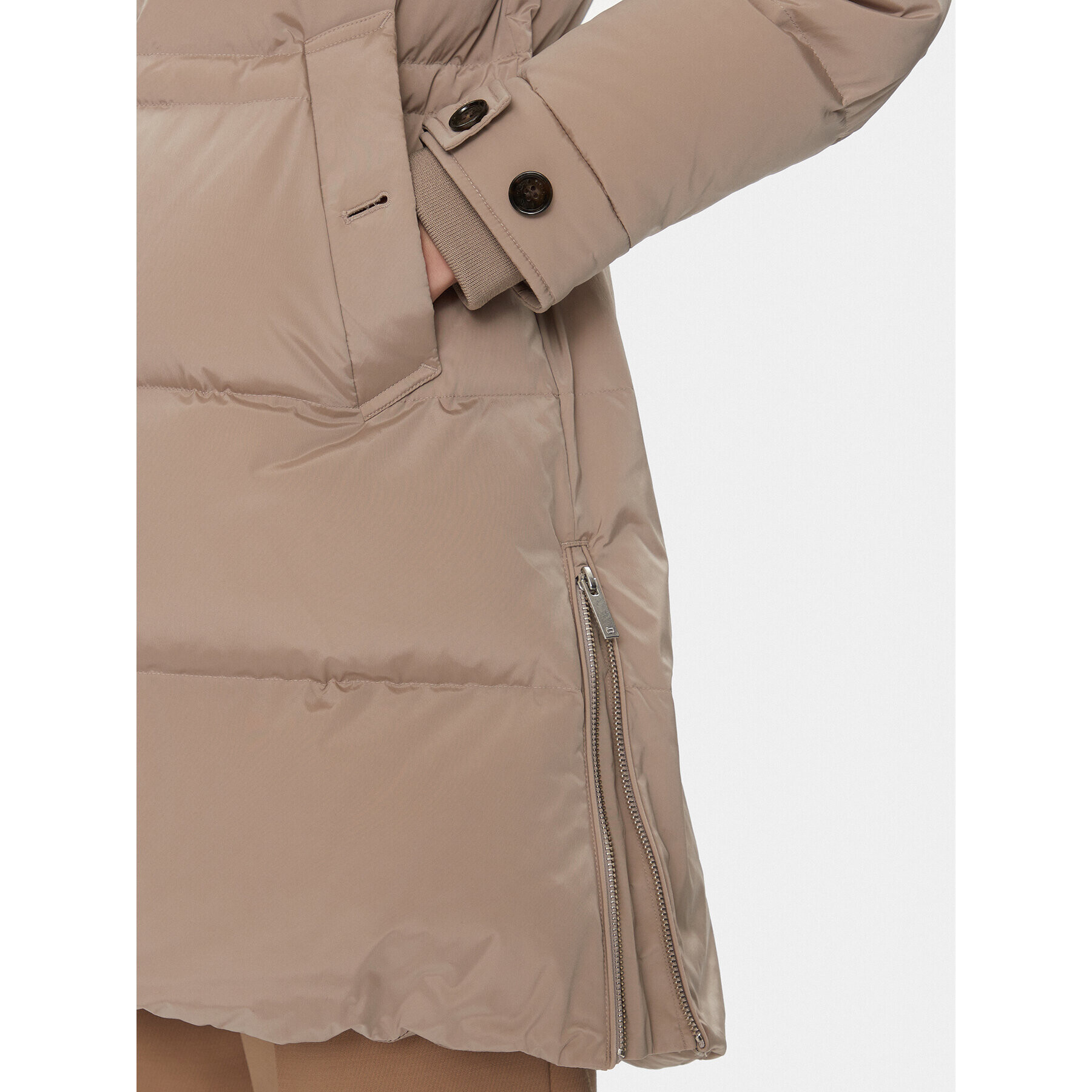 Woolrich Пухено яке Alsea CFWWOU0697FRUT1148 Бежов Regular Fit - Pepit.bg