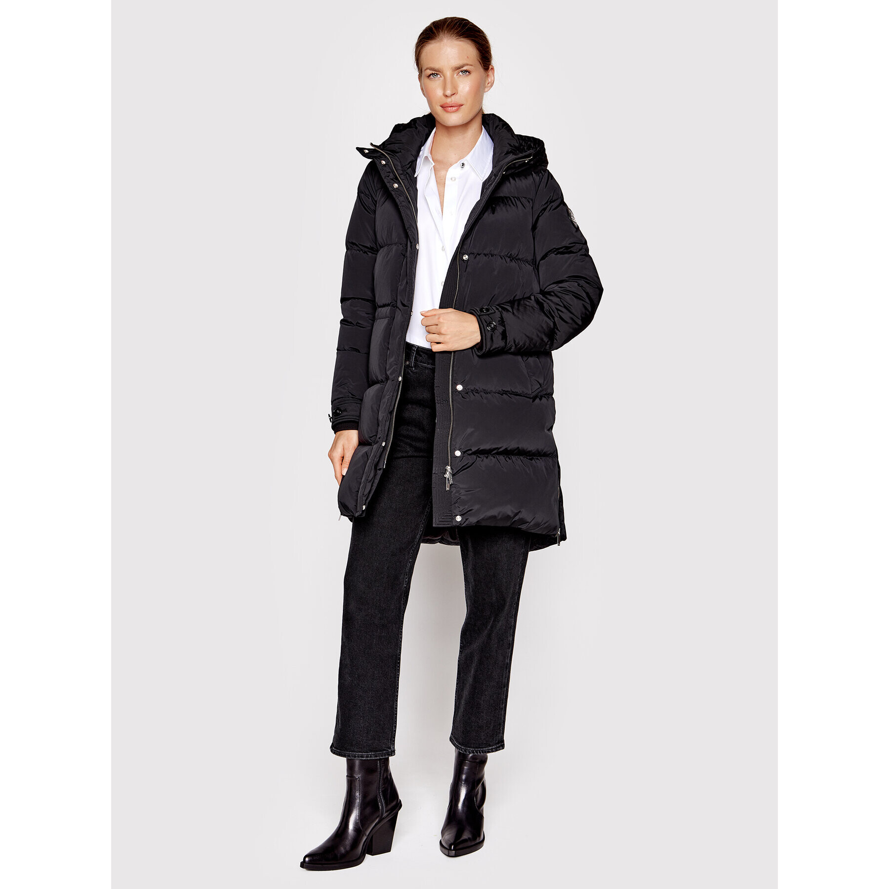 Woolrich Пухено яке Alsea CFWWOU0697FRUT1148 Черен Regular Fit - Pepit.bg