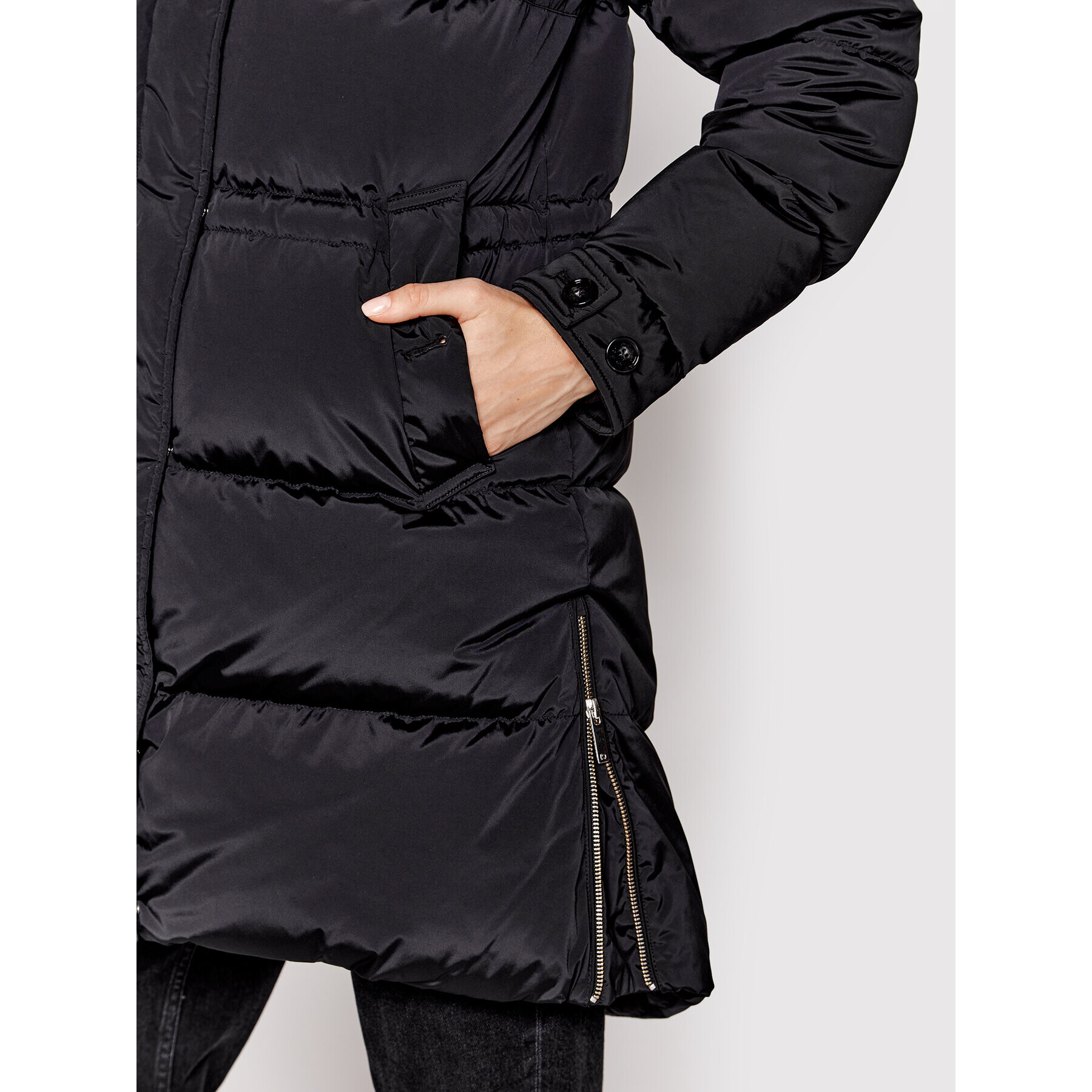 Woolrich Пухено яке Alsea CFWWOU0697FRUT1148 Черен Regular Fit - Pepit.bg