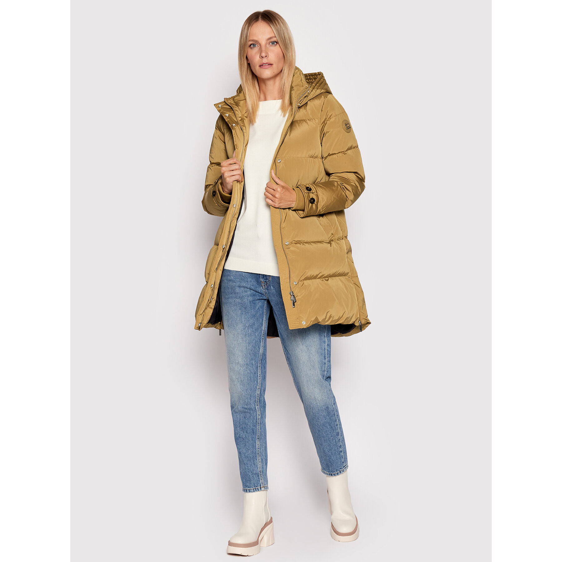 Woolrich Пухено яке Alsea CFWWOU0697FRUT1148 Кафяв Regular Fit - Pepit.bg
