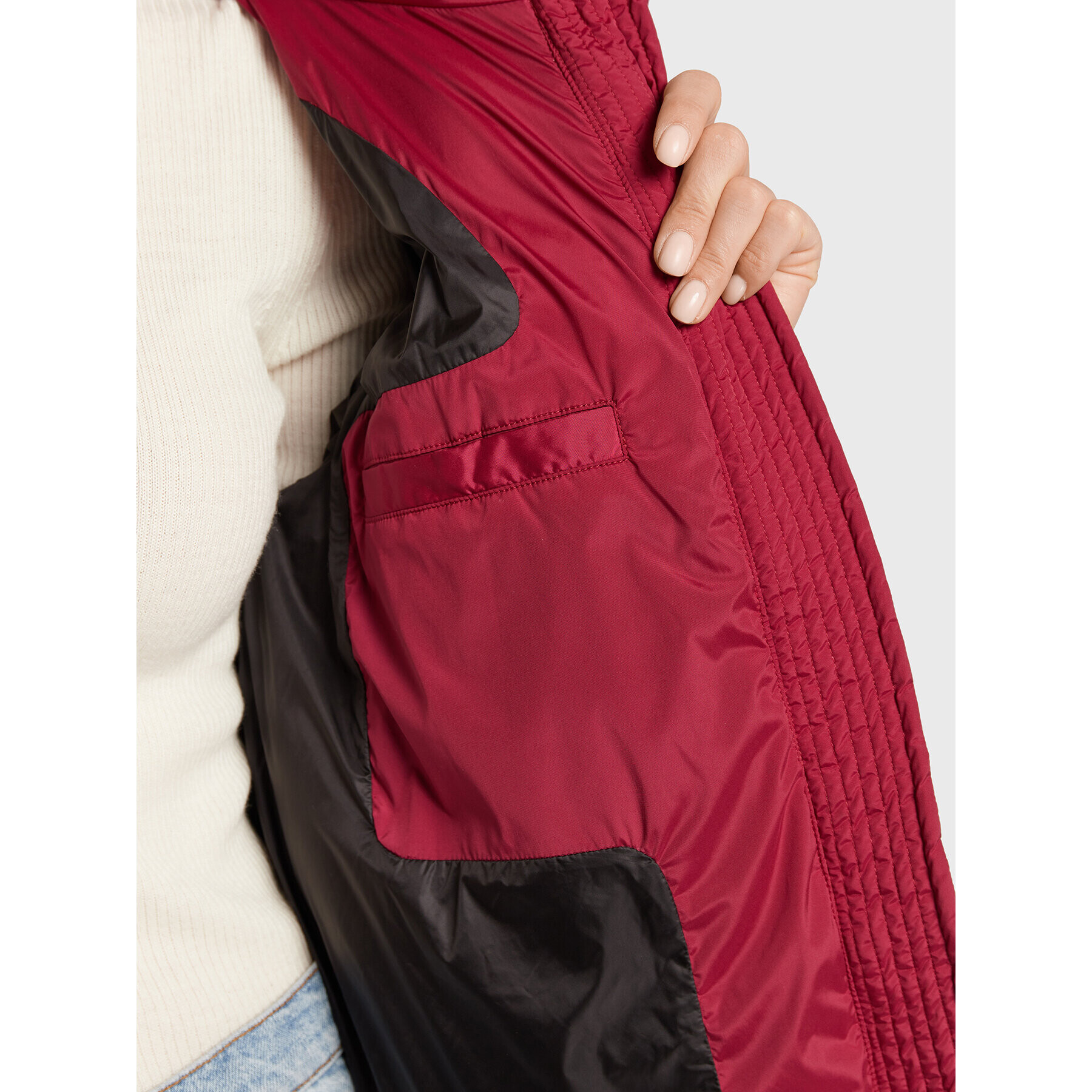 Woolrich Пухено яке Alsea CFWWOU0699FRUT1148 Бордо Regular Fit - Pepit.bg