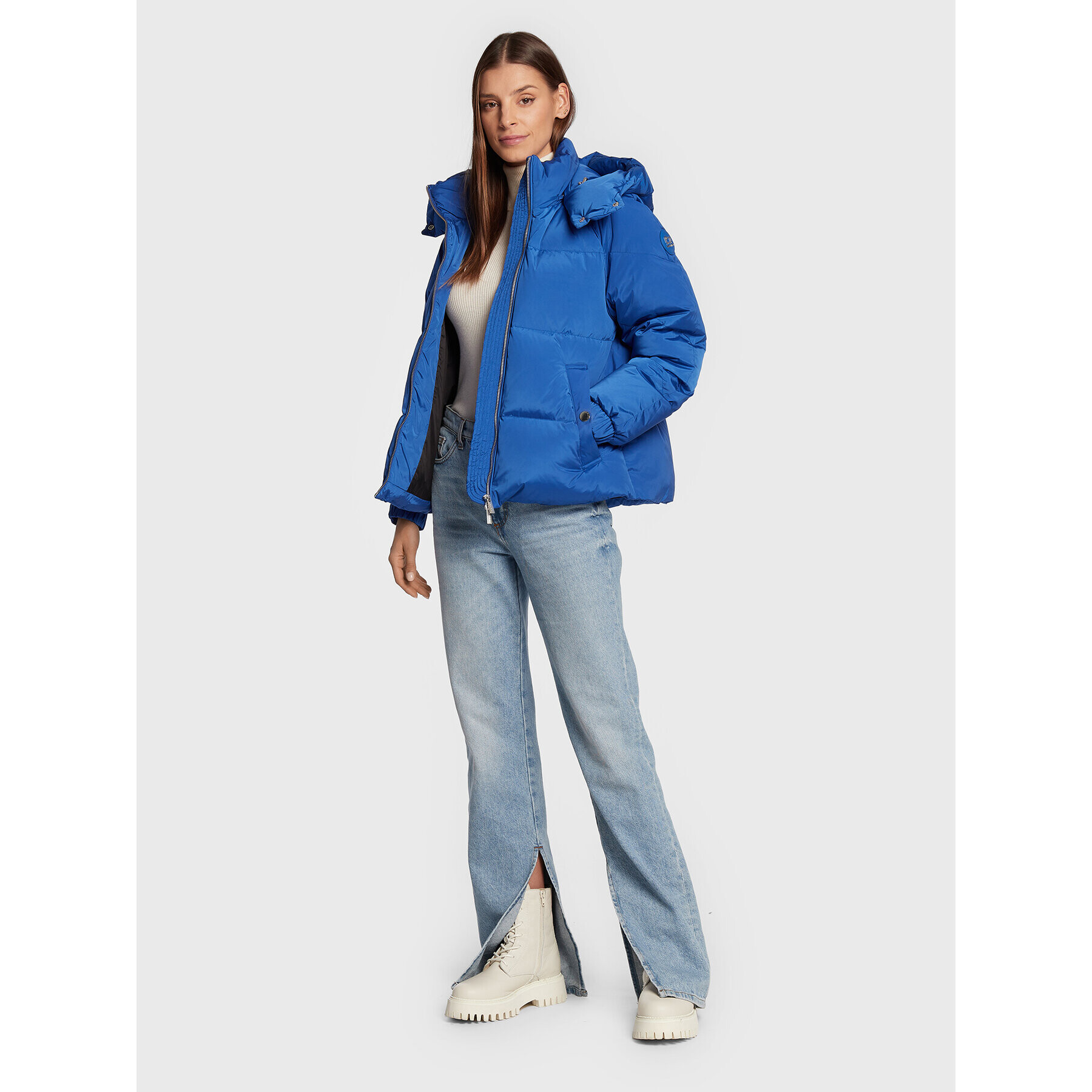 Woolrich Пухено яке Alsea CFWWOU0699FRUT1148 Син Regular Fit - Pepit.bg