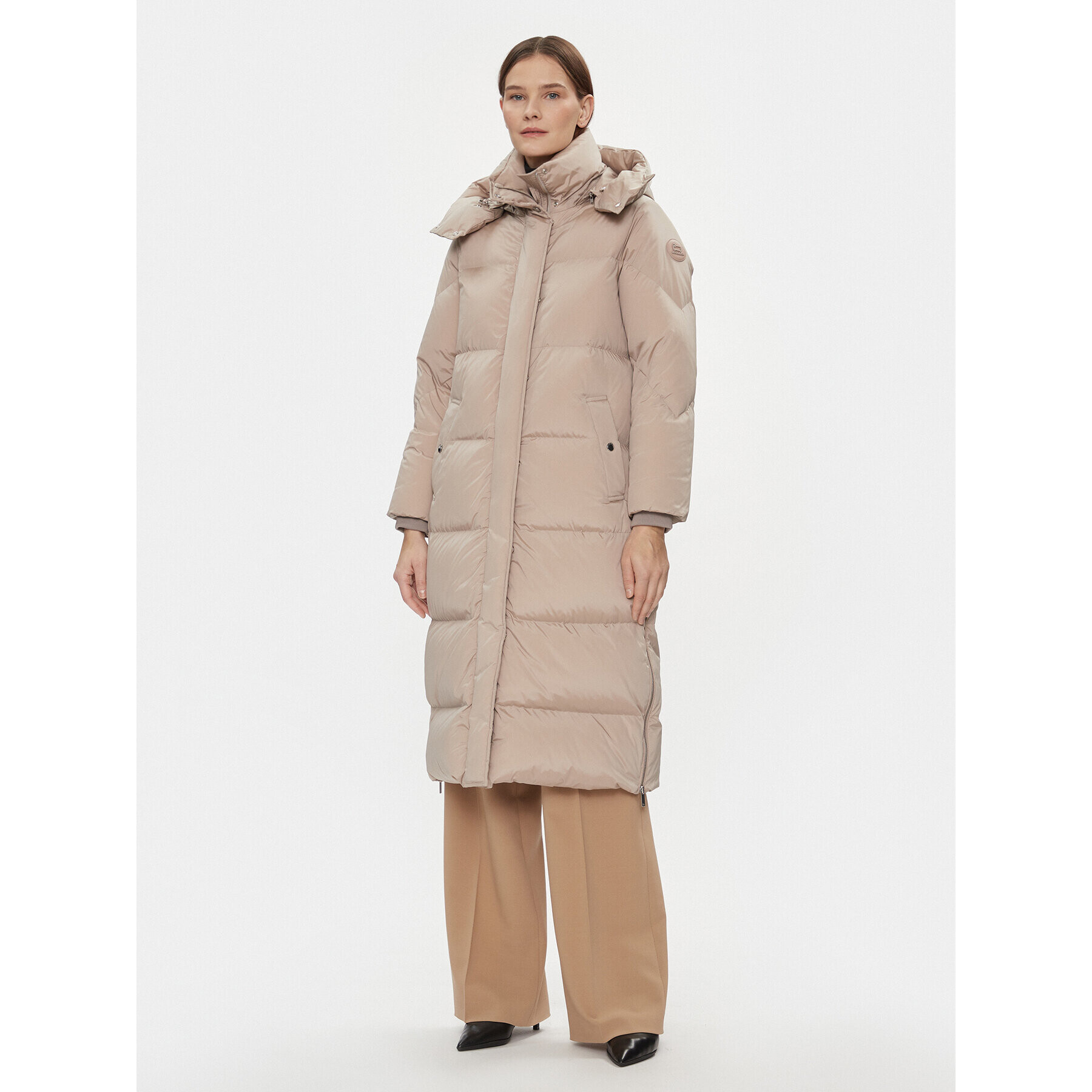 Woolrich Пухено яке Aurora CFWWOU0698FRUT1148 Бежов Regular Fit - Pepit.bg