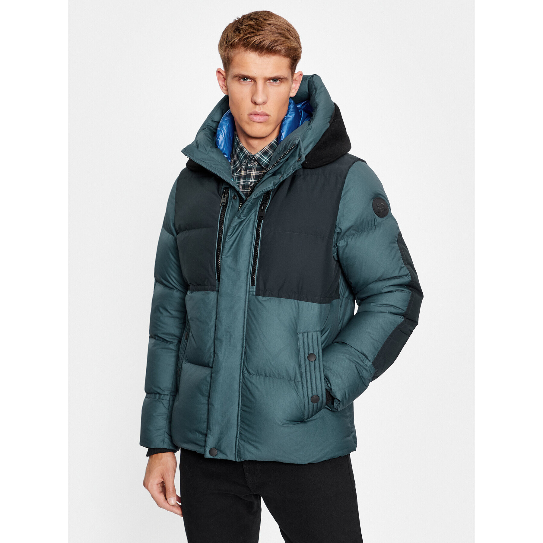 Woolrich Пухено яке Expedition CFWOOU0780MRUT3516 Тъмносин Regular Fit - Pepit.bg