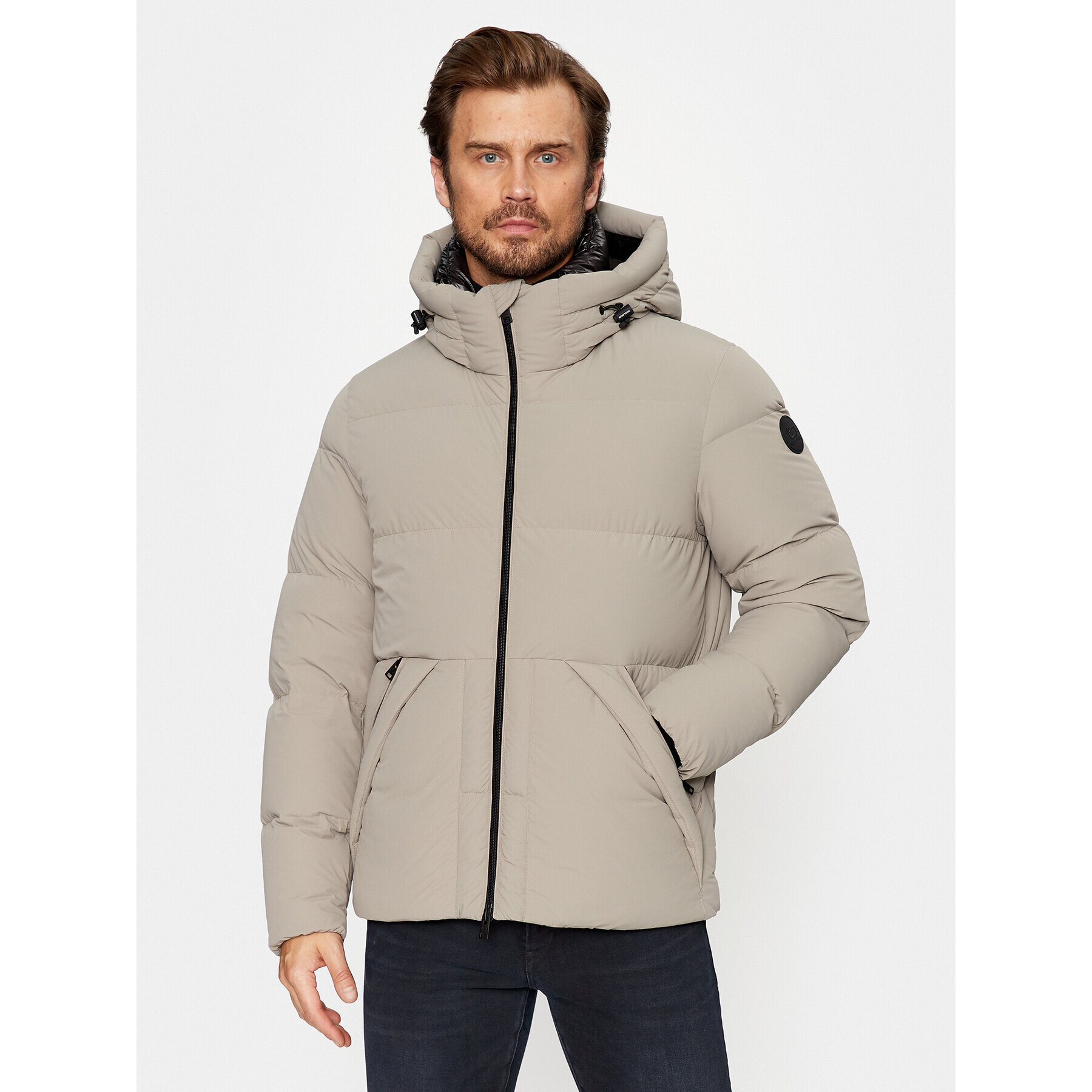 Woolrich Пухено яке Sierra CFWOOU0847MRUT3107 Бежов Regular Fit - Pepit.bg