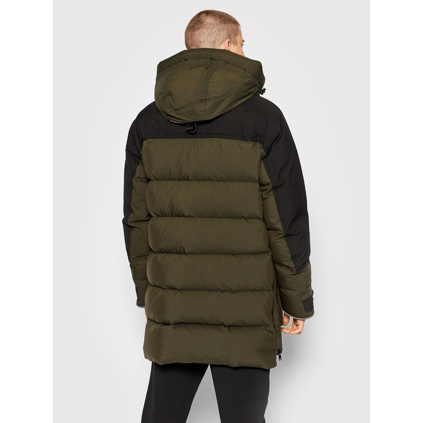 Woolrich Пухено яке Teton CFWOOU0524MRUT1723 Зелен Regular Fit - Pepit.bg