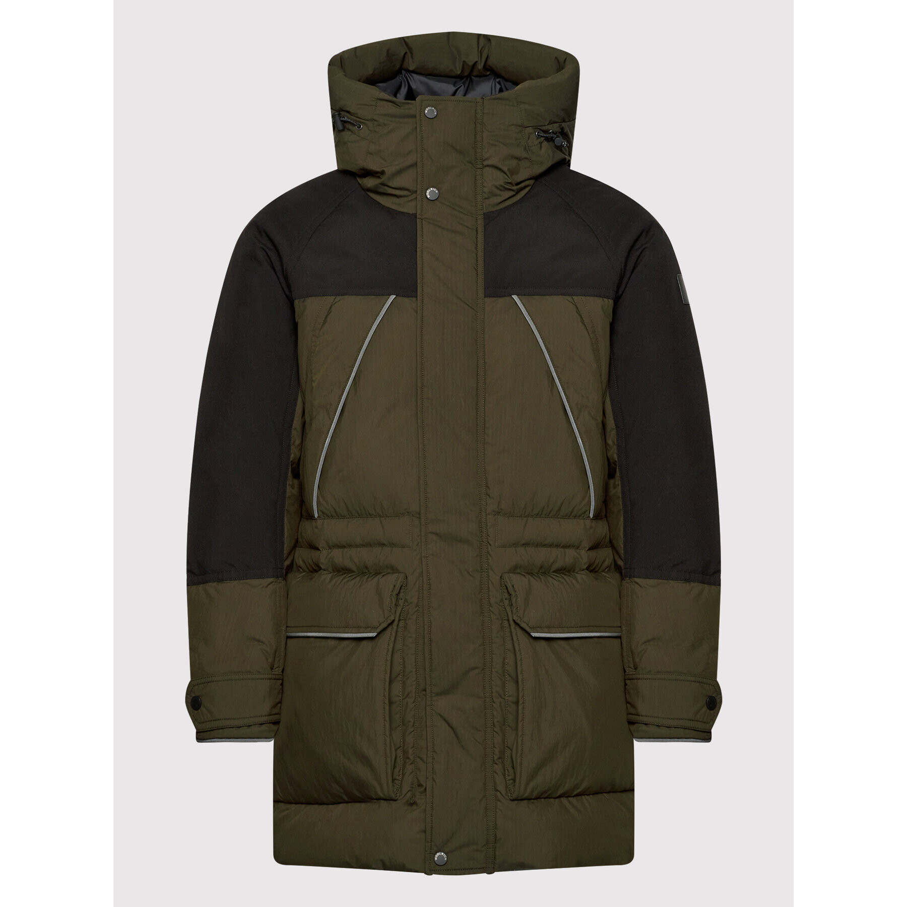 Woolrich Пухено яке Teton CFWOOU0524MRUT1723 Зелен Regular Fit - Pepit.bg