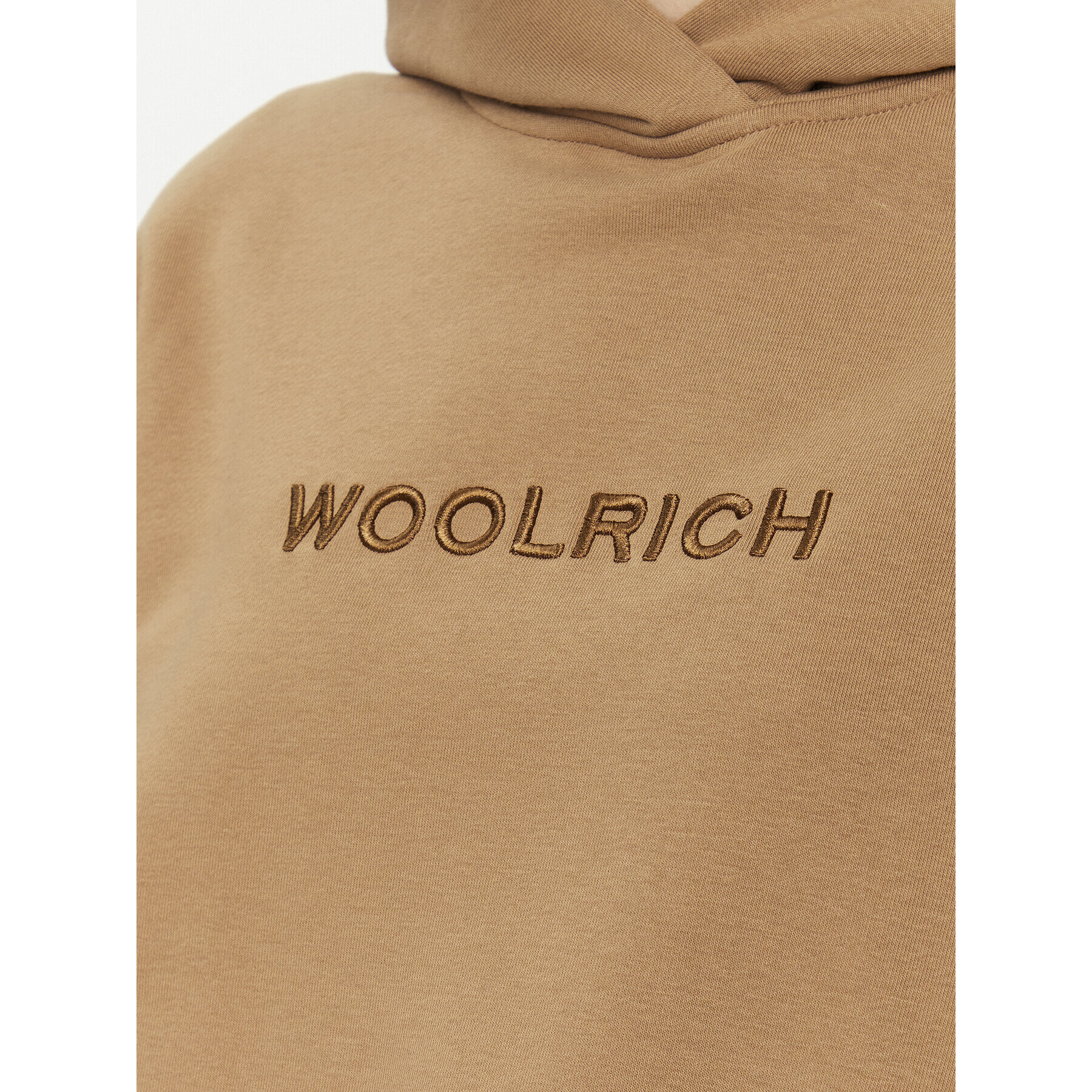 Woolrich Суитшърт Logo Hoodie CFWWSW0116FRUT3164 Кафяв Regular Fit - Pepit.bg