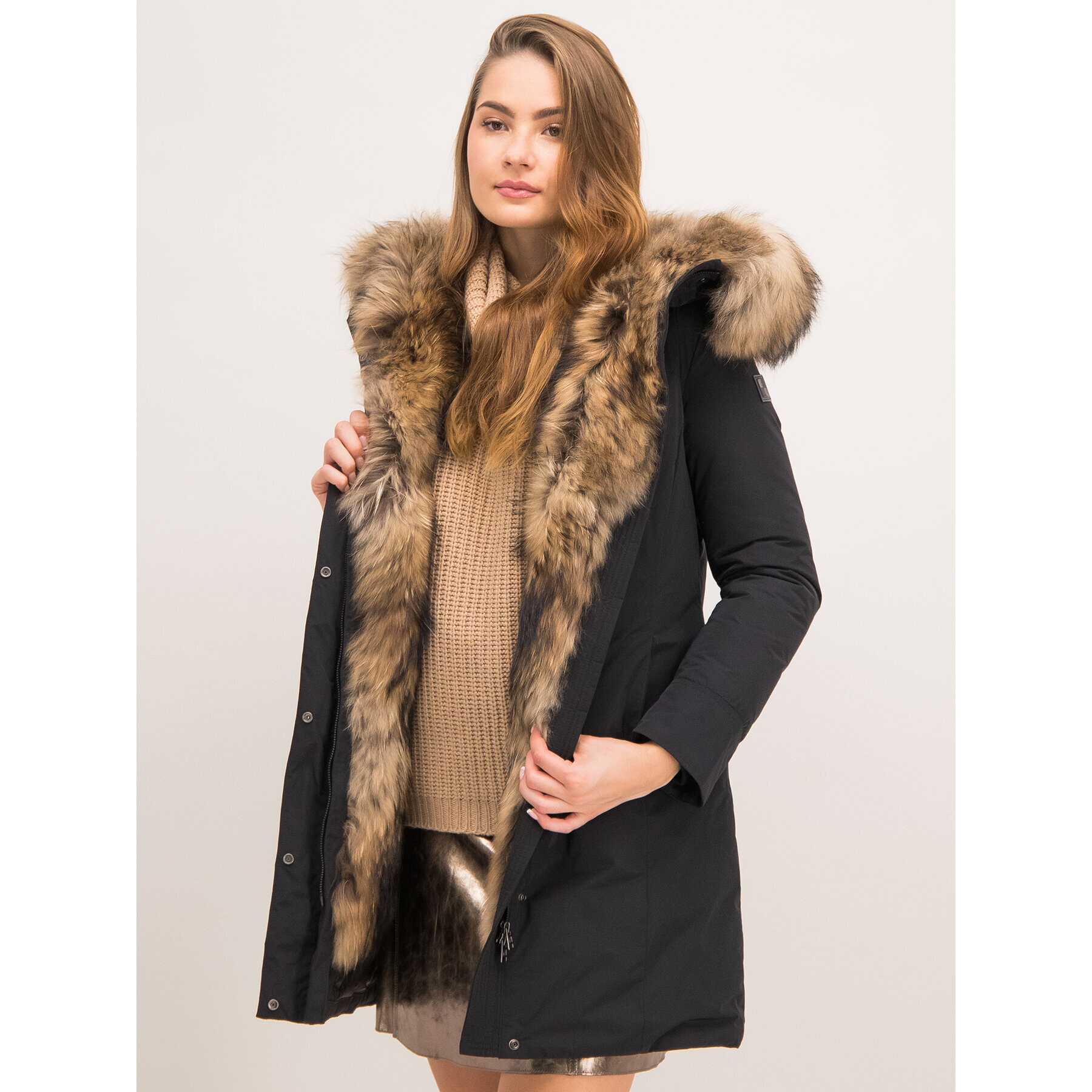 Woolrich Зимно яке Luxury Boulder WWCPS2815 UT0573 Черен Regular Fit - Pepit.bg