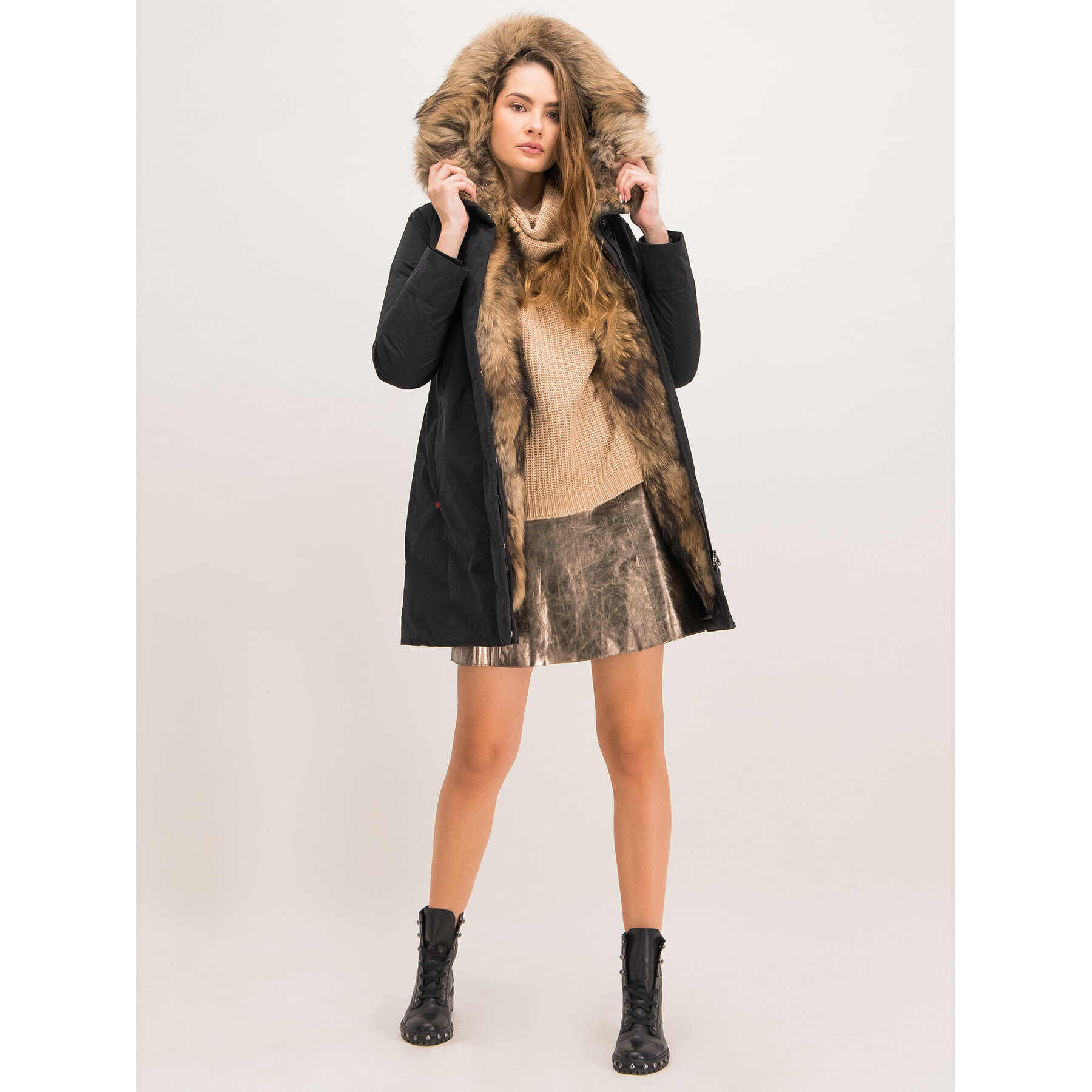 Woolrich Зимно яке Luxury Boulder WWCPS2815 UT0573 Черен Regular Fit - Pepit.bg