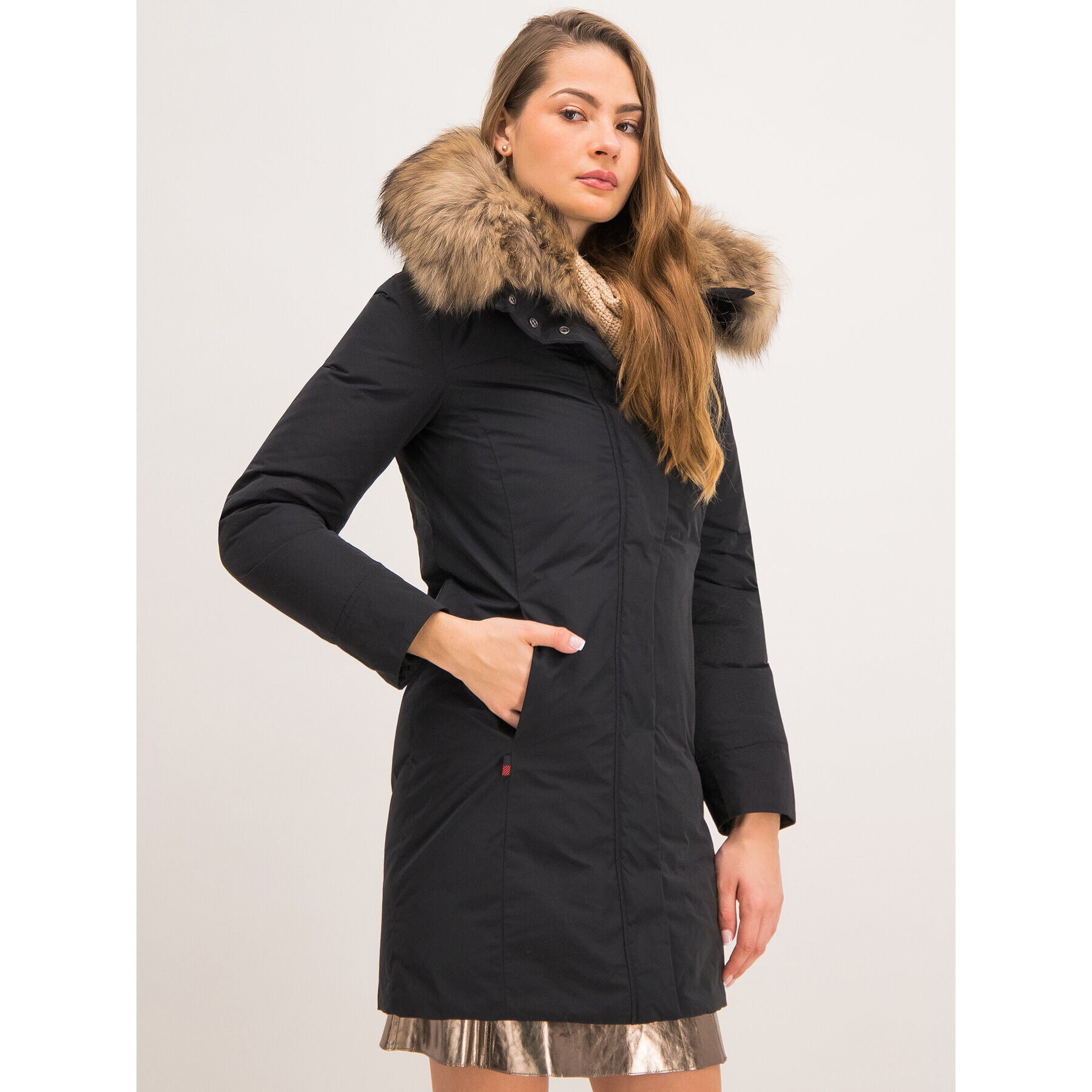 Woolrich Зимно яке Luxury Boulder WWCPS2815 UT0573 Черен Regular Fit - Pepit.bg