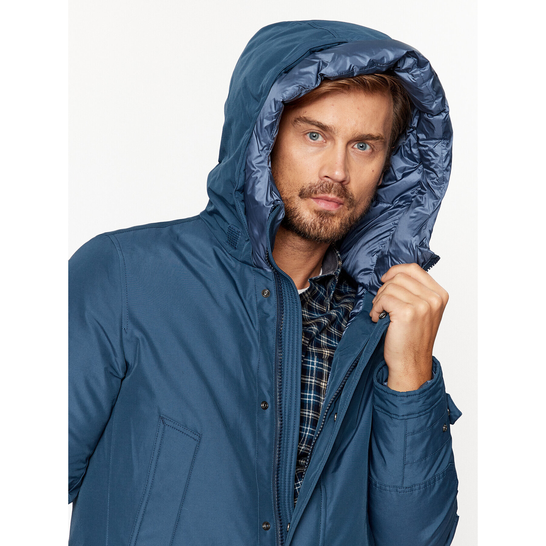 Woolrich Зимно яке Polar CFWOOU0487MRUT0001 Тъмносин Regular Fit - Pepit.bg