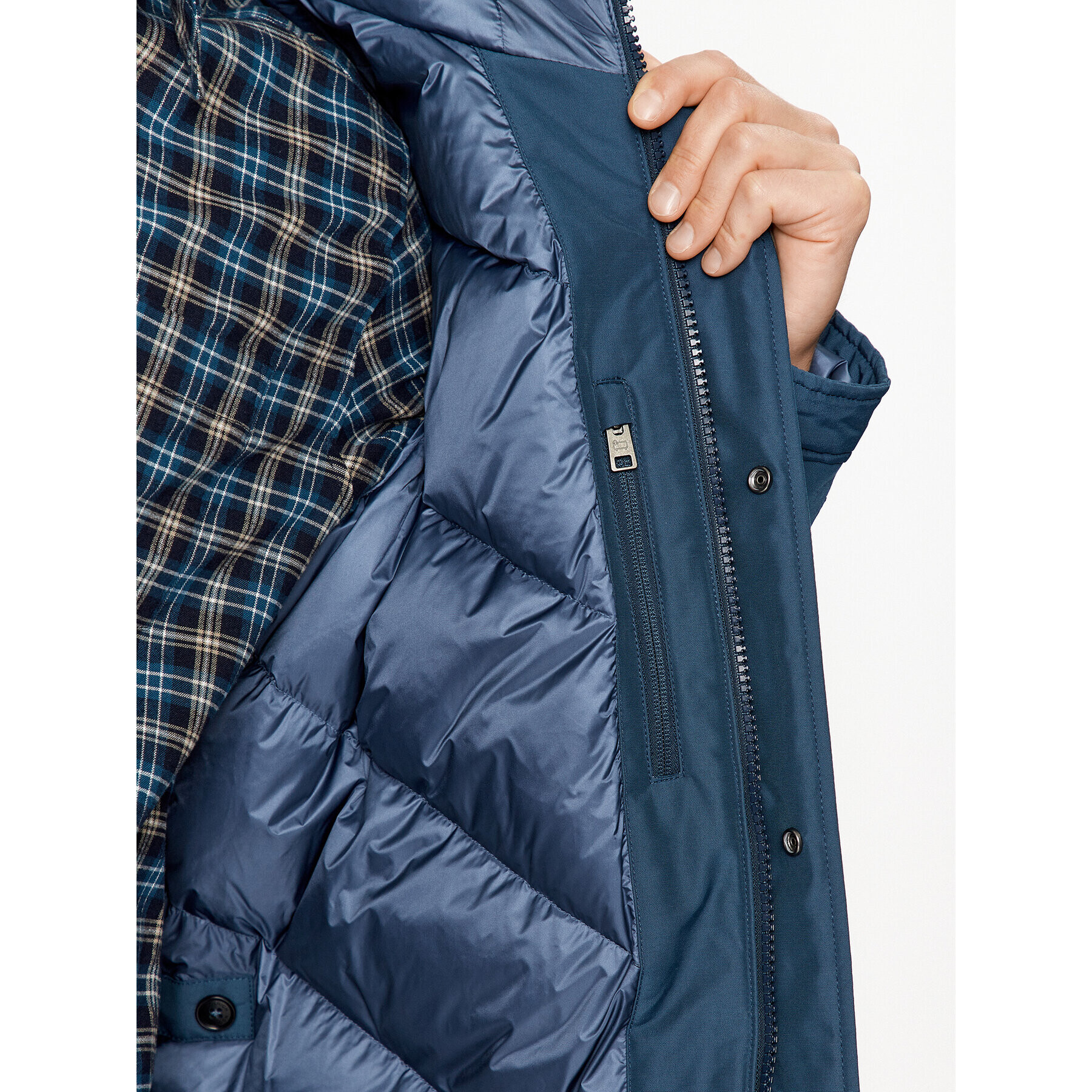 Woolrich Зимно яке Polar CFWOOU0487MRUT0001 Тъмносин Regular Fit - Pepit.bg