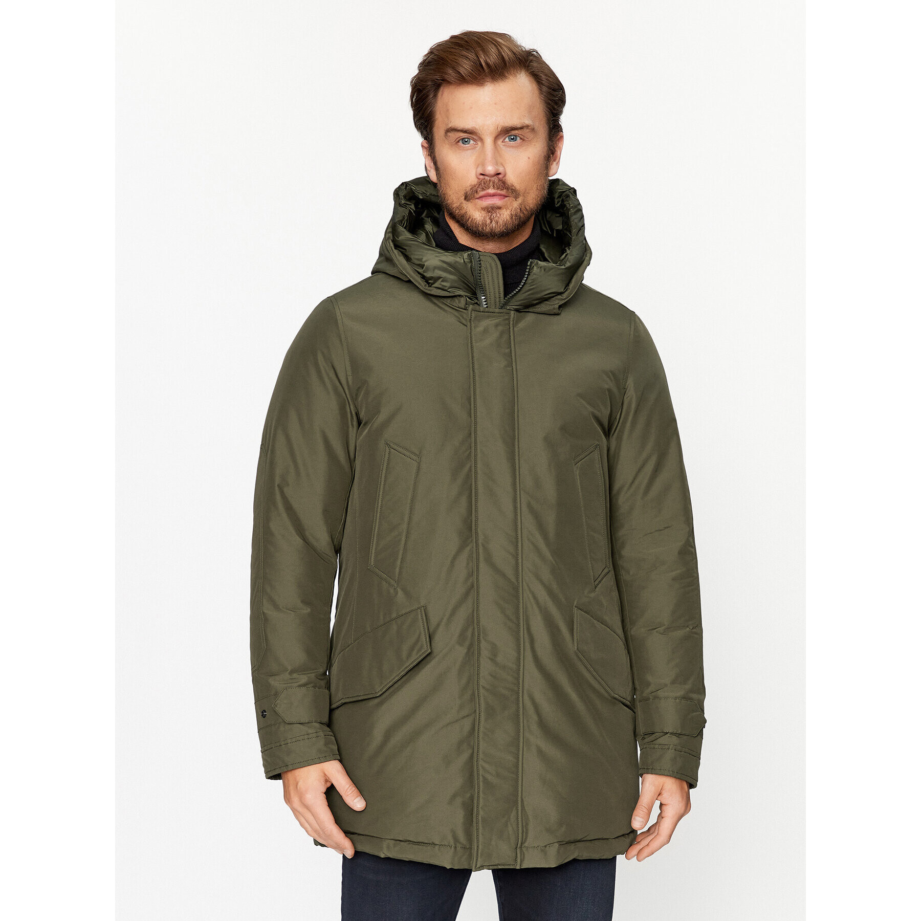 Woolrich Зимно яке Polar CFWOOU0487MRUT0001 Зелен Regular Fit - Pepit.bg