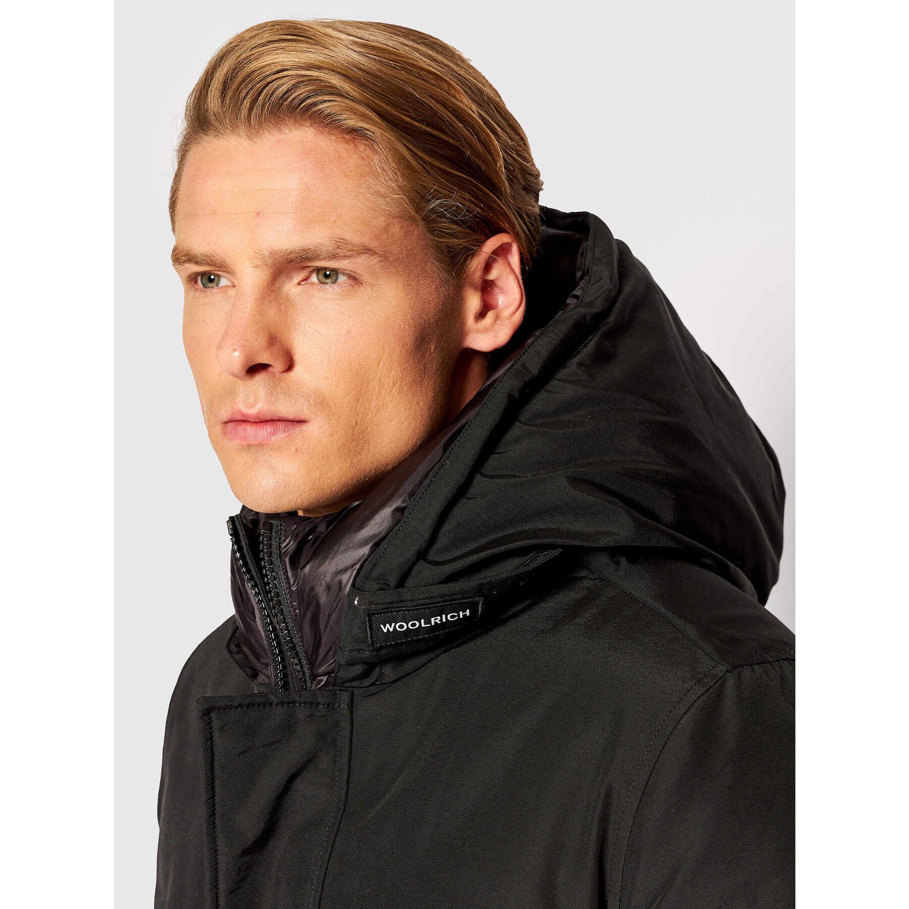 Woolrich Зимно яке Polar High Collar CFWOOU0487MRUT0001 Черен Regular Fit - Pepit.bg