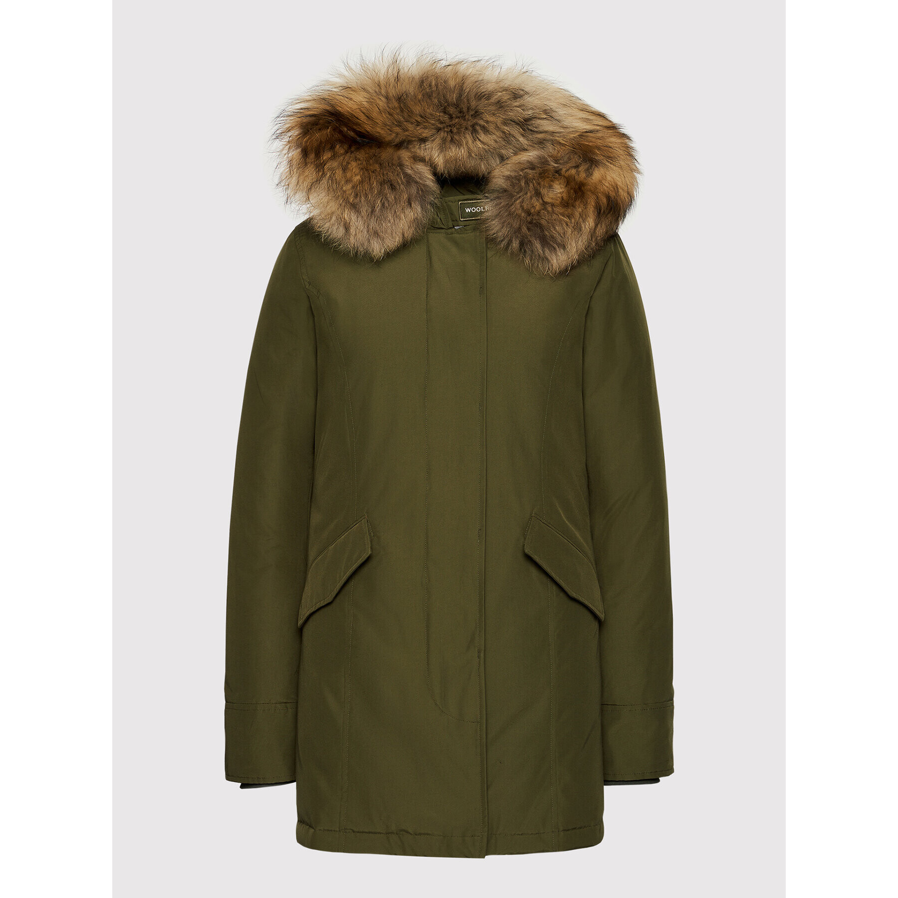 Woolrich Зимно яке Arctic Raccoon CFWWOU0538FR UT0001 Зелен Regular Fit - Pepit.bg