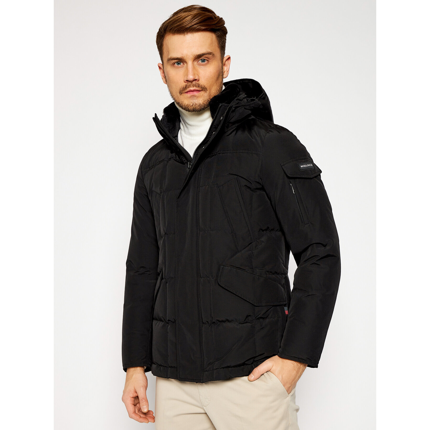 Woolrich Зимно яке Blizzard CFWOOU0339MR UT0001 Черен Regular Fit - Pepit.bg