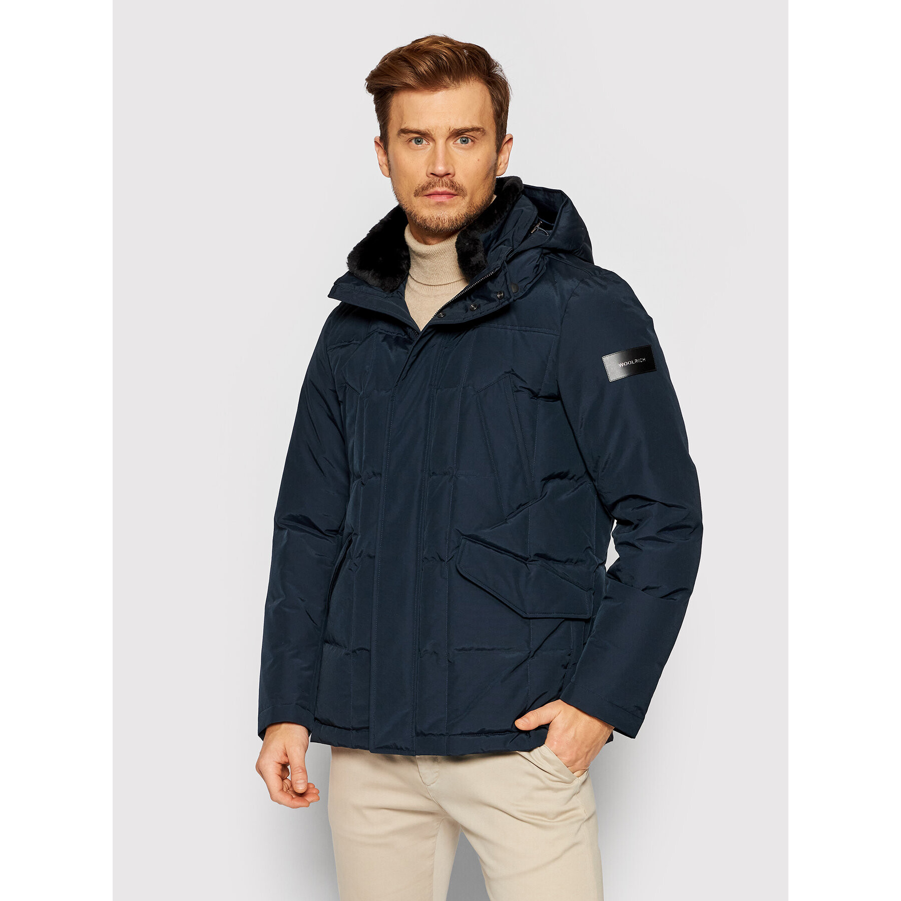 Woolrich Зимно яке Blizzard CFWOOU0490MRUT0001 Тъмносин Regular Fit - Pepit.bg