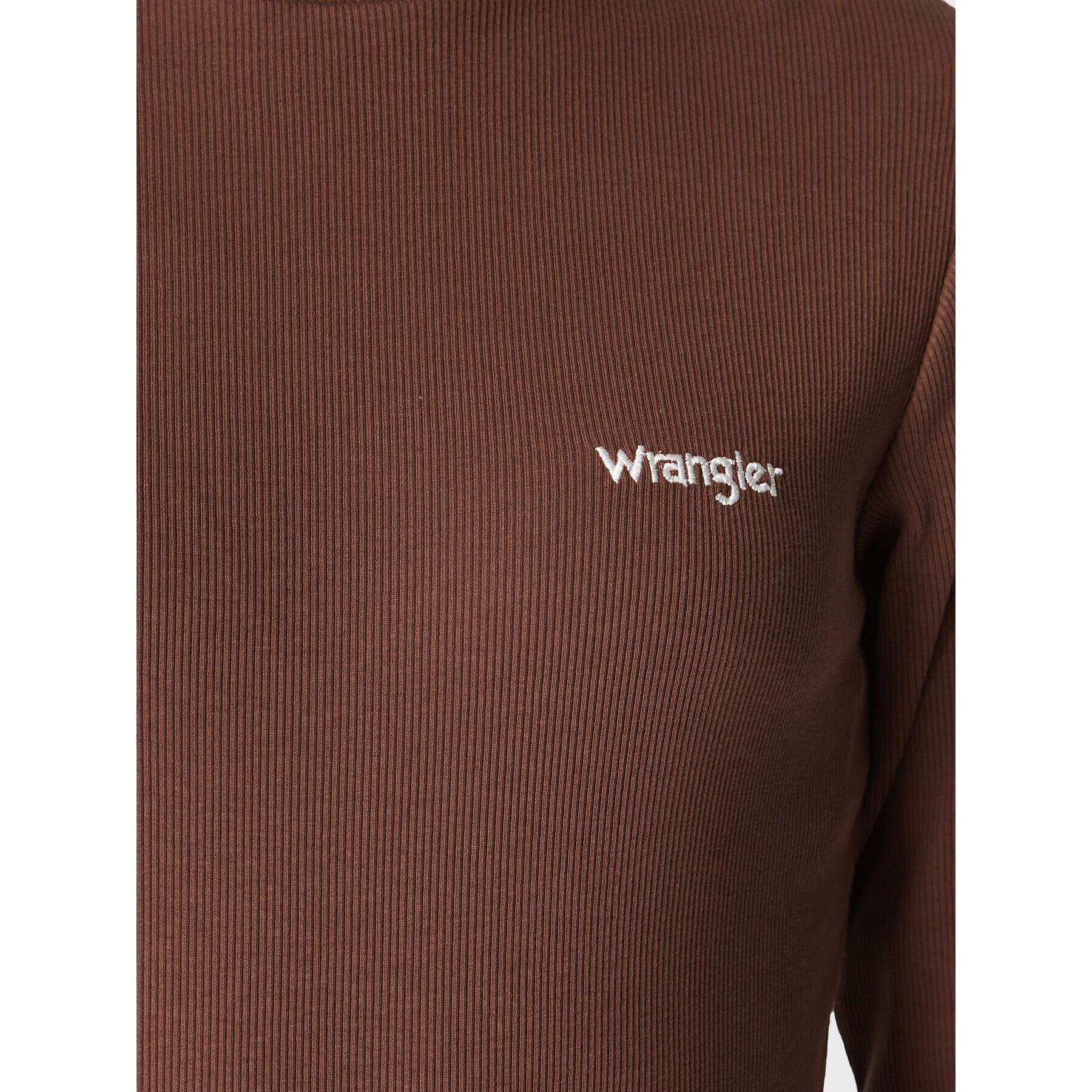 Wrangler Боди W7ZNDVXEP 112320750 Кафяв Regular Fit - Pepit.bg