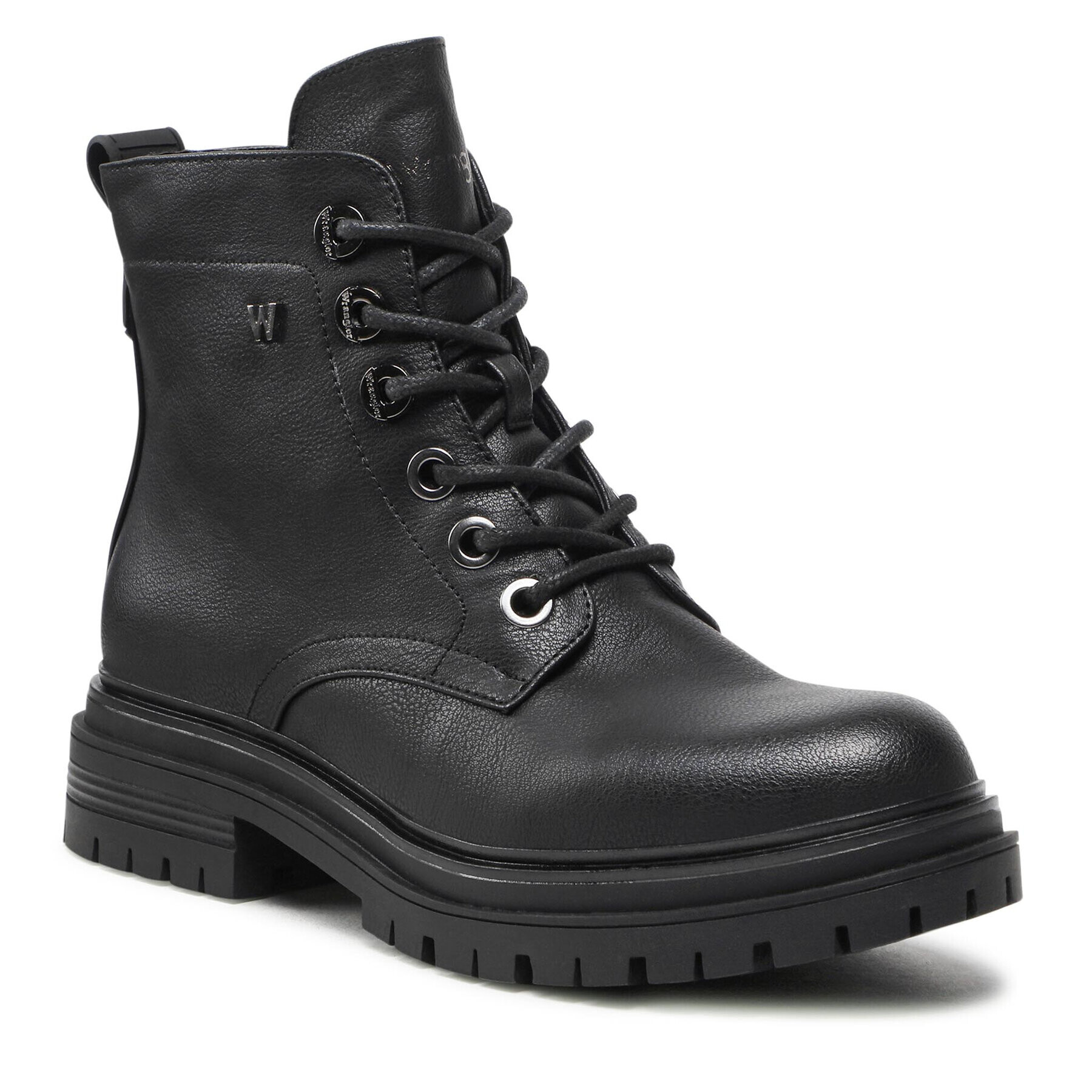 Wrangler Боти Courtney Lace WL22612A Черен - Pepit.bg