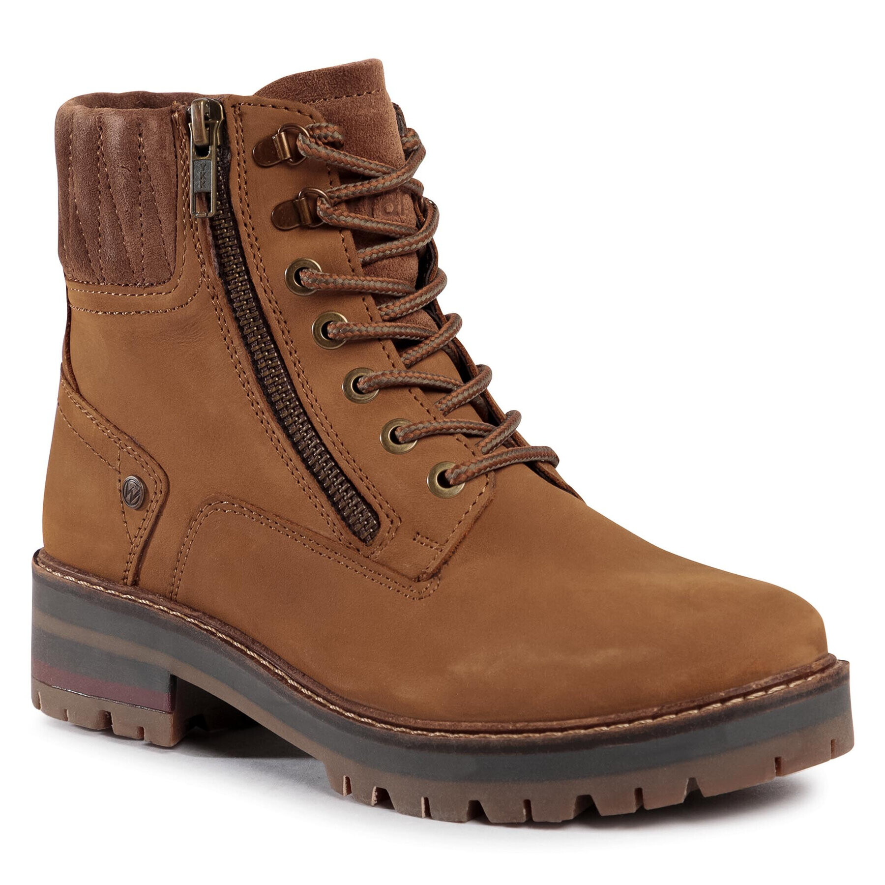 Wrangler Боти Denver Zip WL02542A Кафяв - Pepit.bg