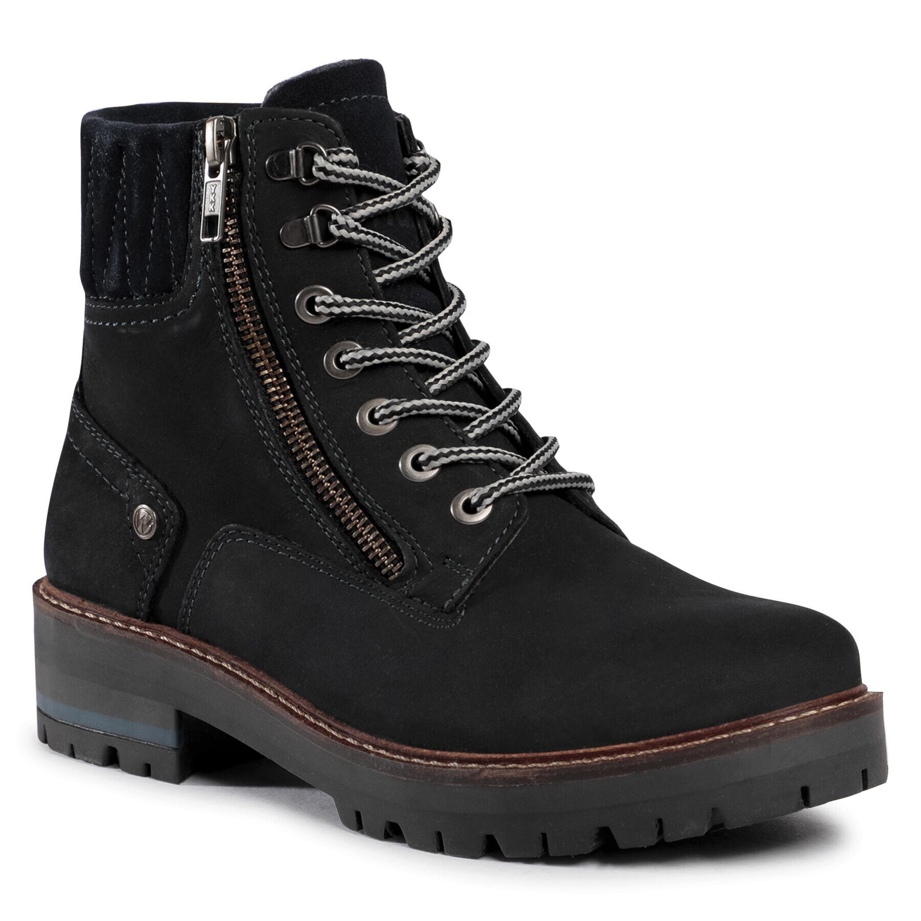 Wrangler Боти Denver Zip WL02542A Тъмносин - Pepit.bg