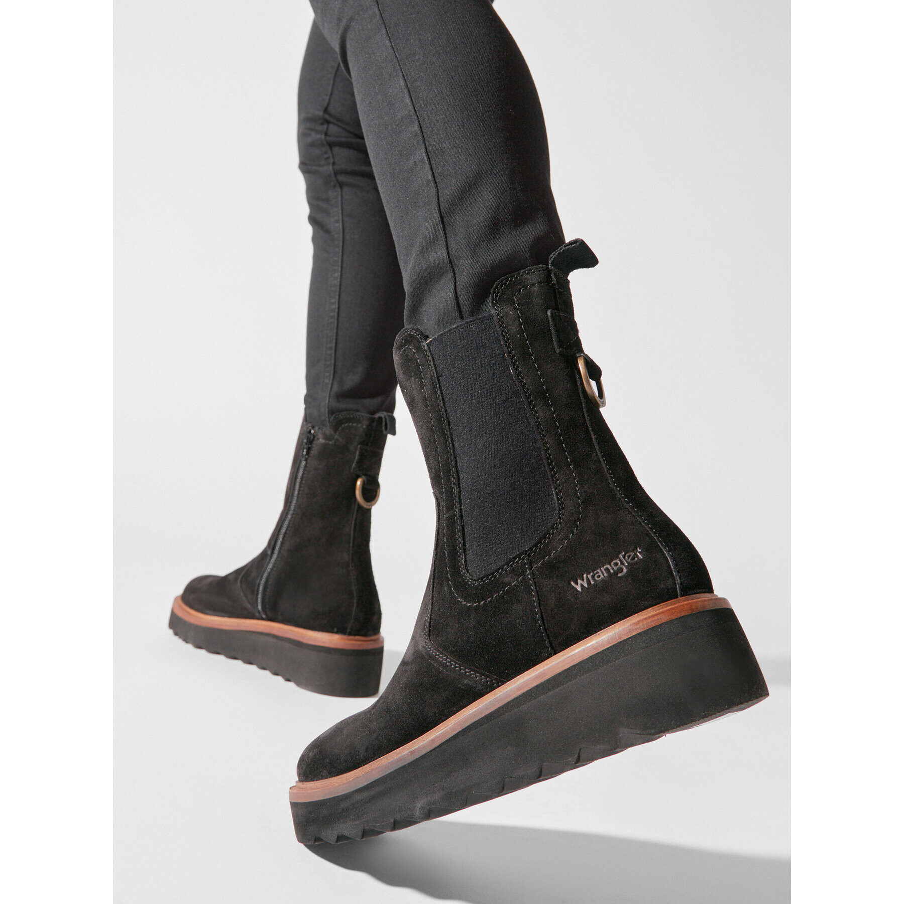 Wrangler Боти тип челси Jane Chelsea WL22531A Черен - Pepit.bg